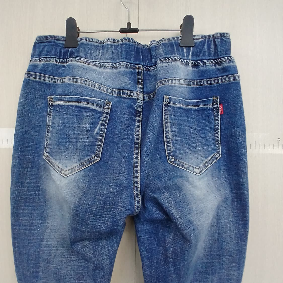 패치 데미지 워싱 청바지 상품이미지5