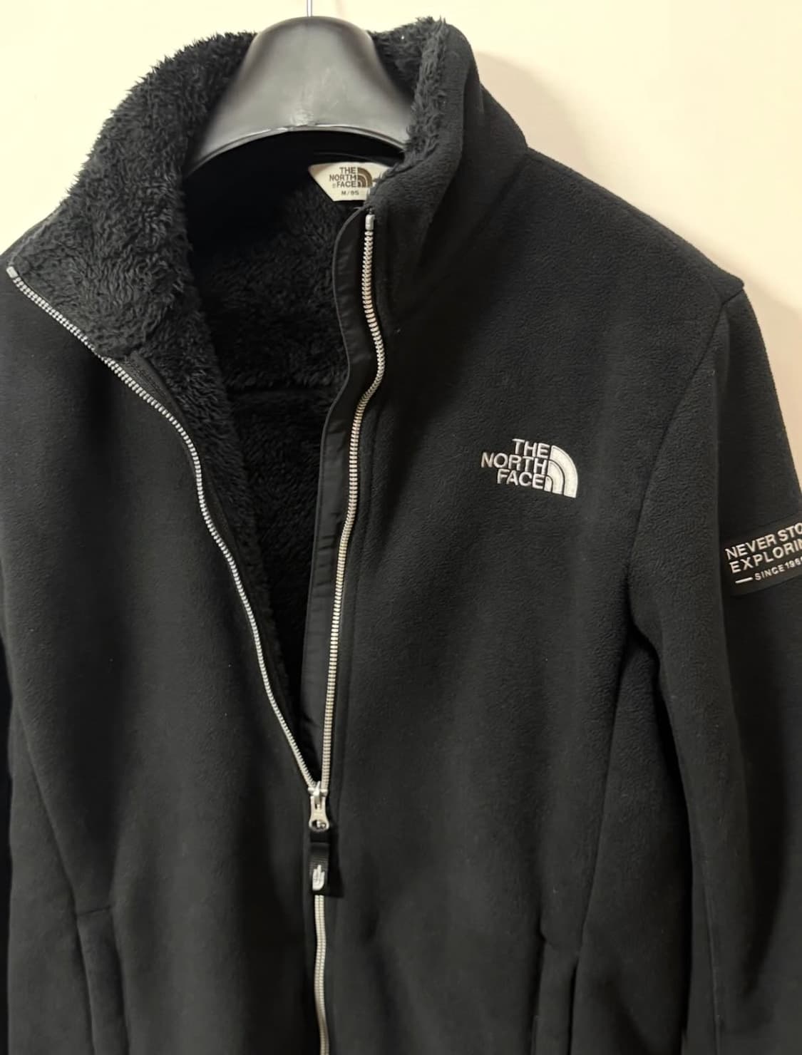 The North Face 노스페이스 블랙 후리스 집업 상품이미지3