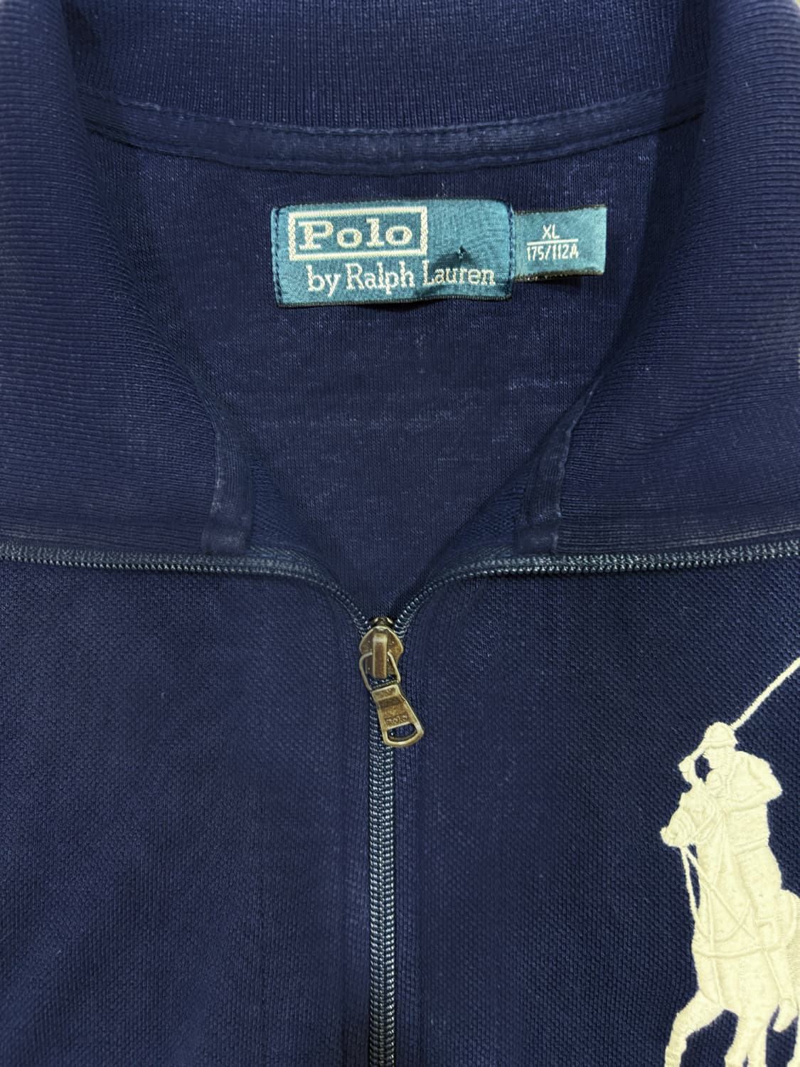 폴로 랄프로렌 빅포니 집업 져지 네이비  상품이미지4