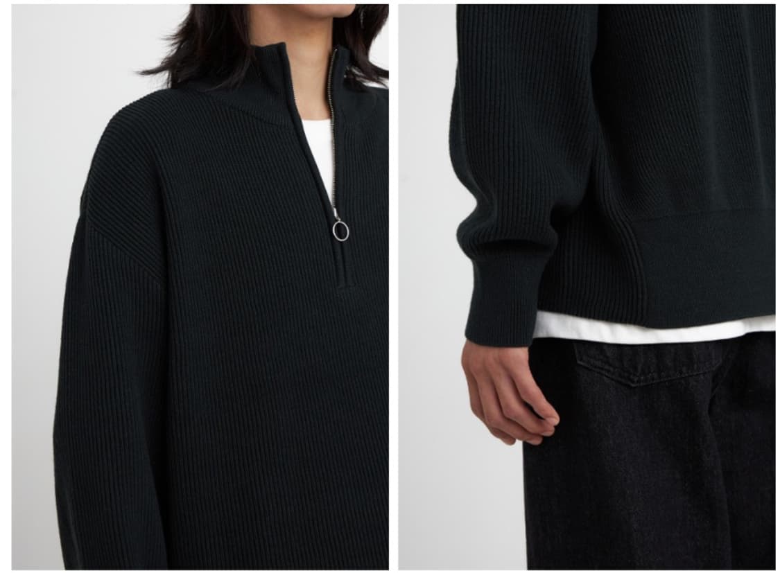 유스 half-zip up knit 상품이미지5