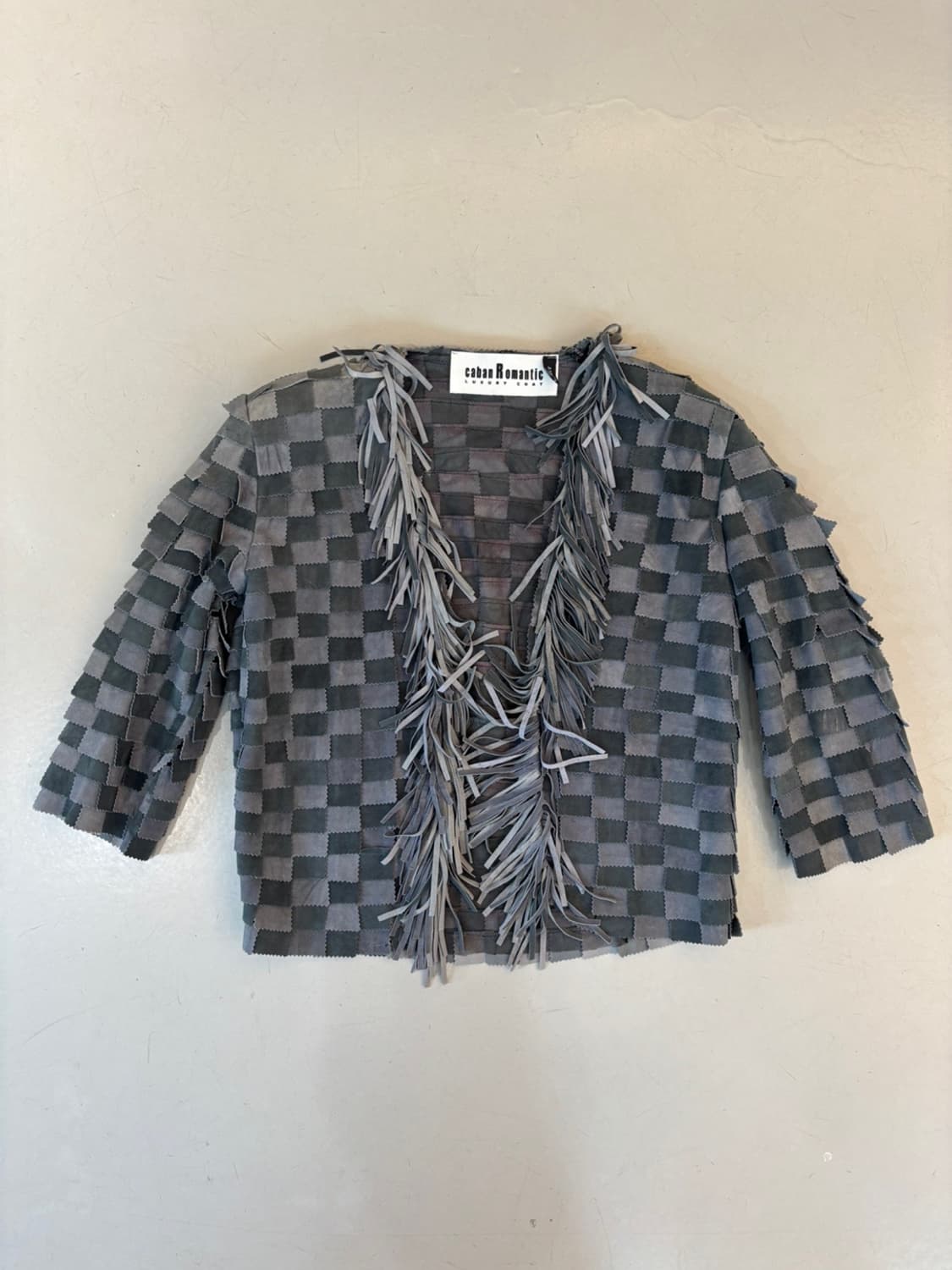 Caban Romantic Suede Fringe Jacket 상품이미지2