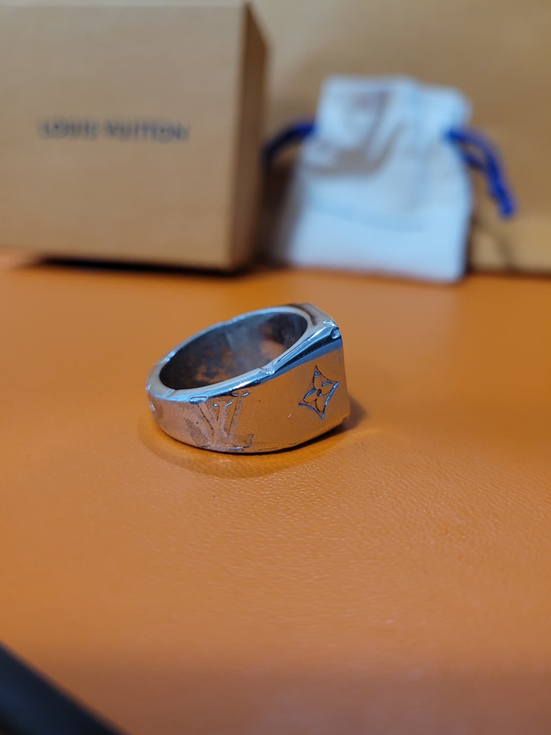 루이비통 LV 시그넷 실버 반지 상품이미지6