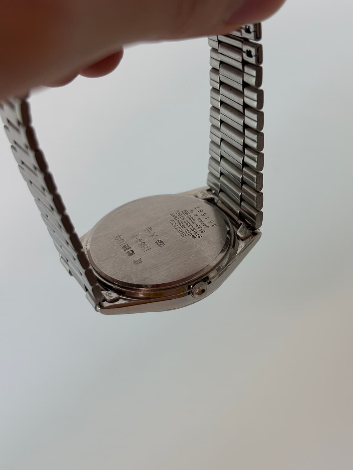 1980s Chronos Silver Quartz 상품이미지7