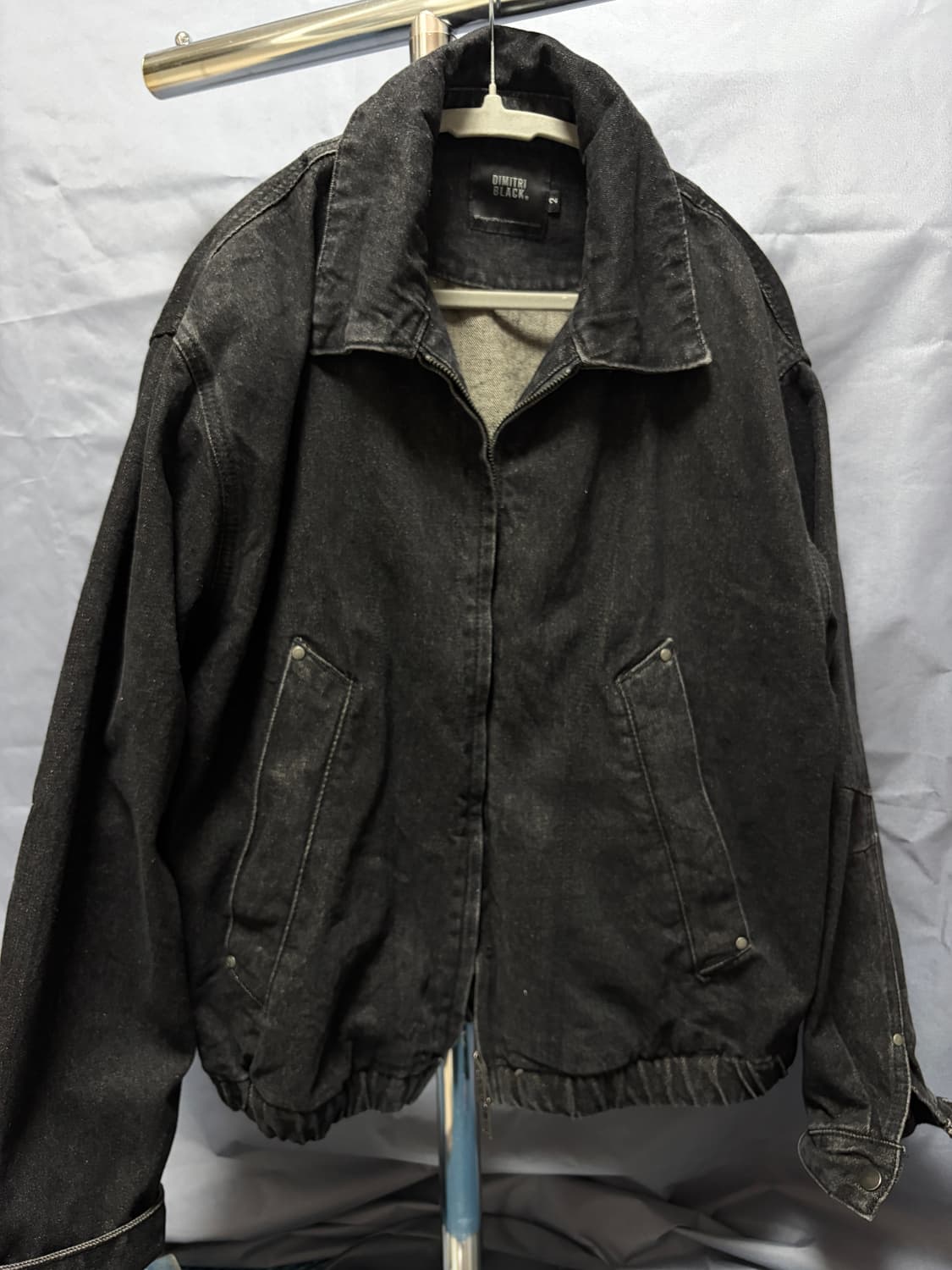 디미트리블랙 데님트러커 자켓 흑청 100 상품이미지2