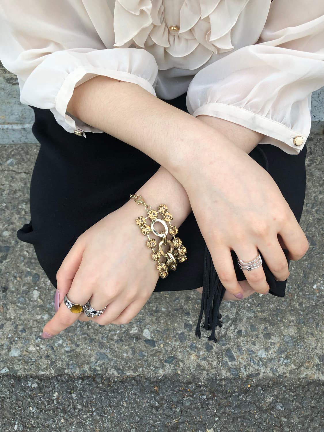crystal chain bracelet 상품이미지3