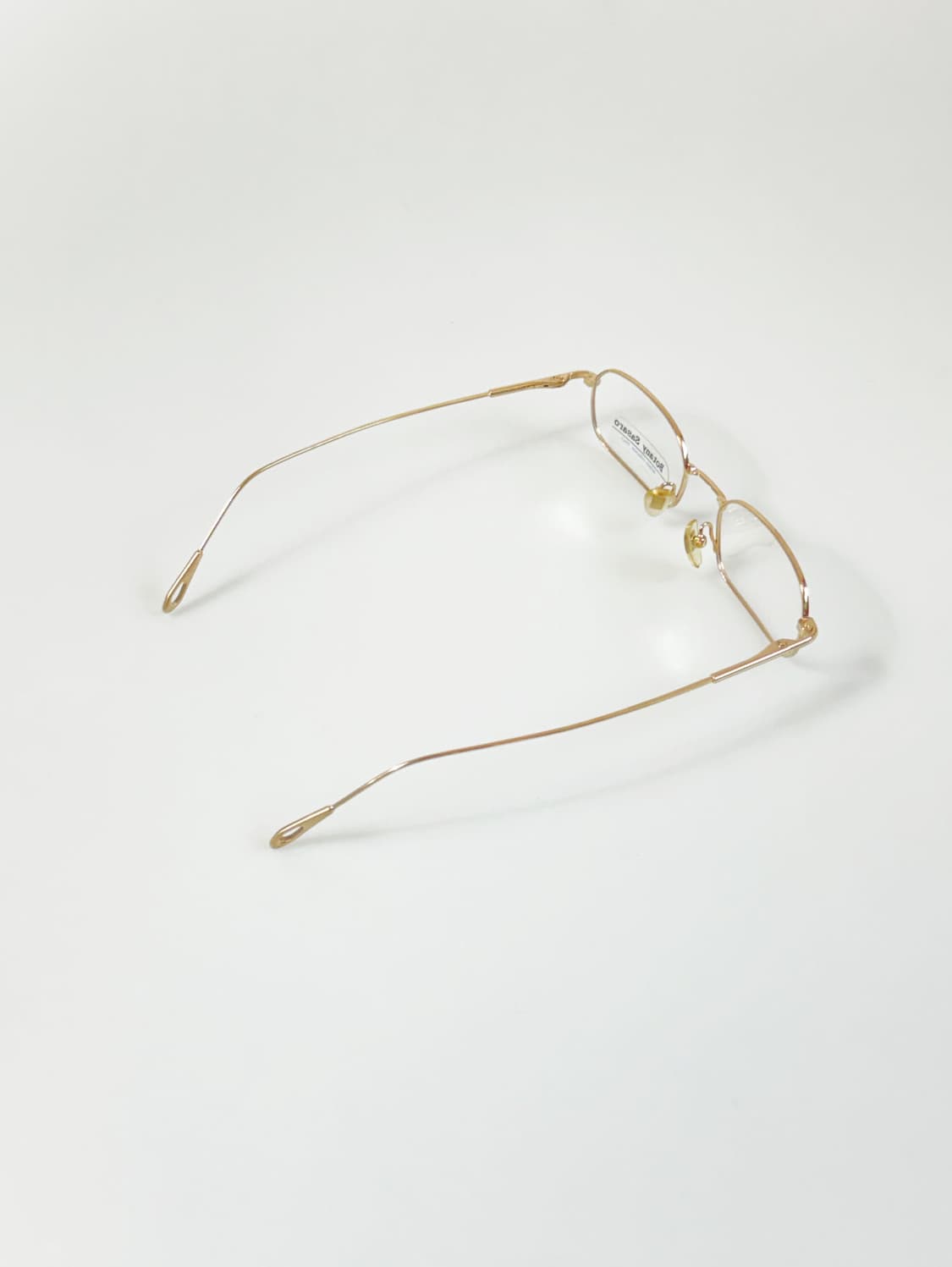 BOTANY SASARO 골드 슬림 스퀘어 메탈 빈티지 안경 상품이미지4