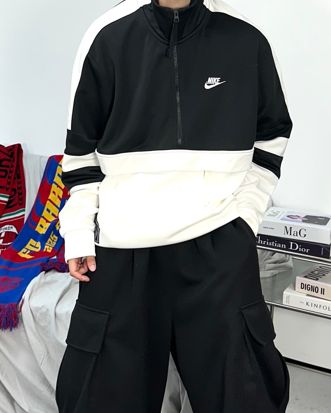 나이키 에어 범고래 트랙탑 아노락 L 상품이미지2