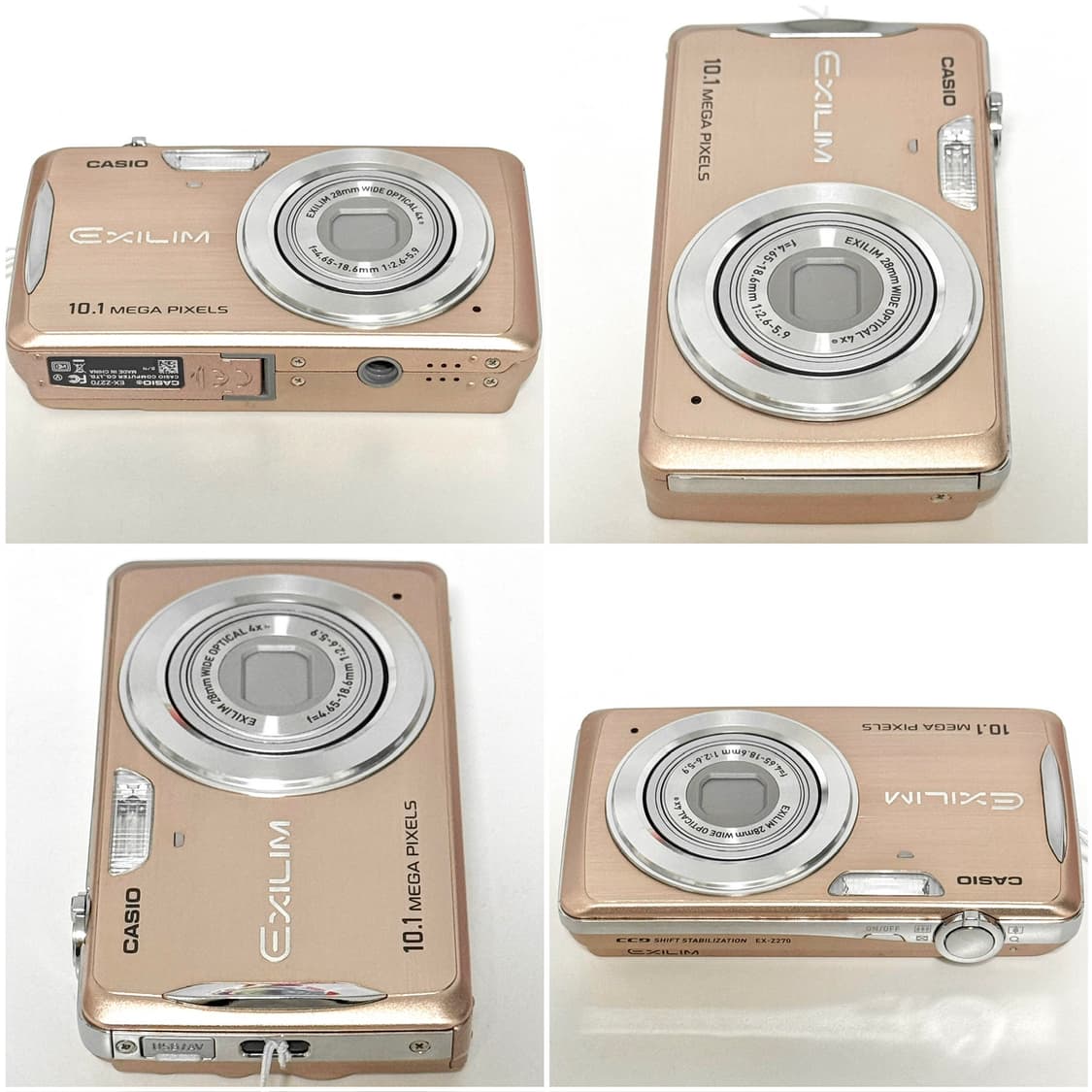 카시오 엑슬림 Z270 로즈골드 빈티지디카 상품이미지6