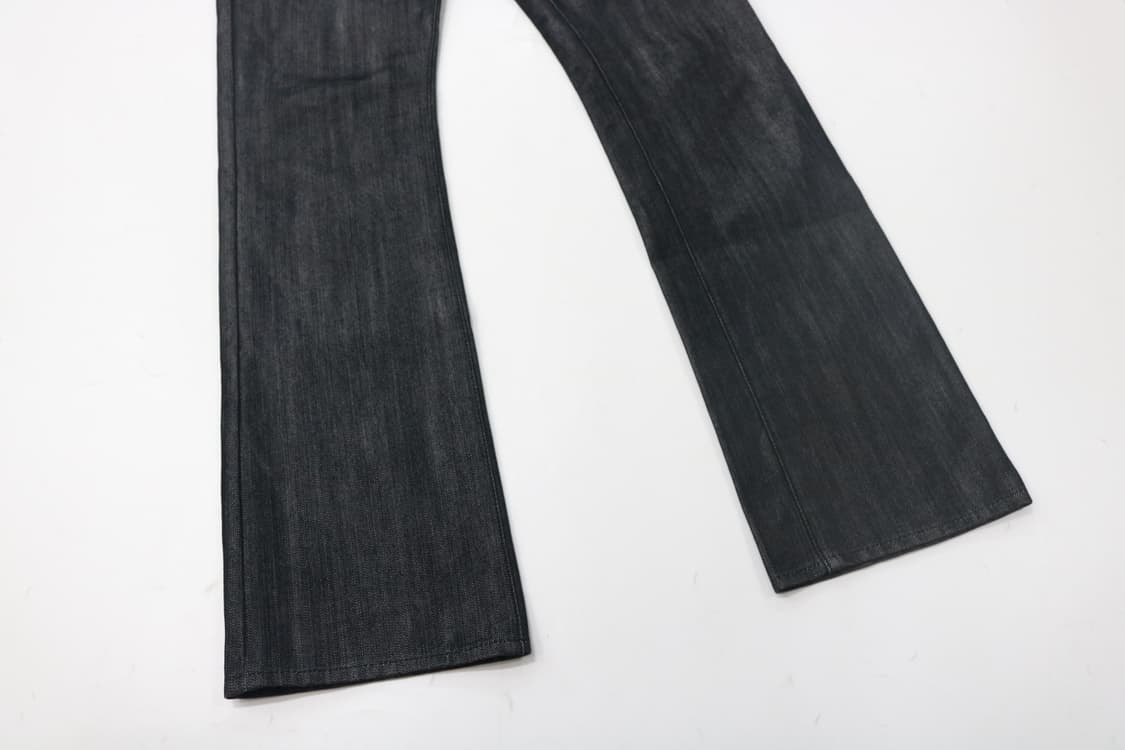 세븐포올맨카인드 빈티지 블랙 데님 부츠컷 팬츠 상품이미지4