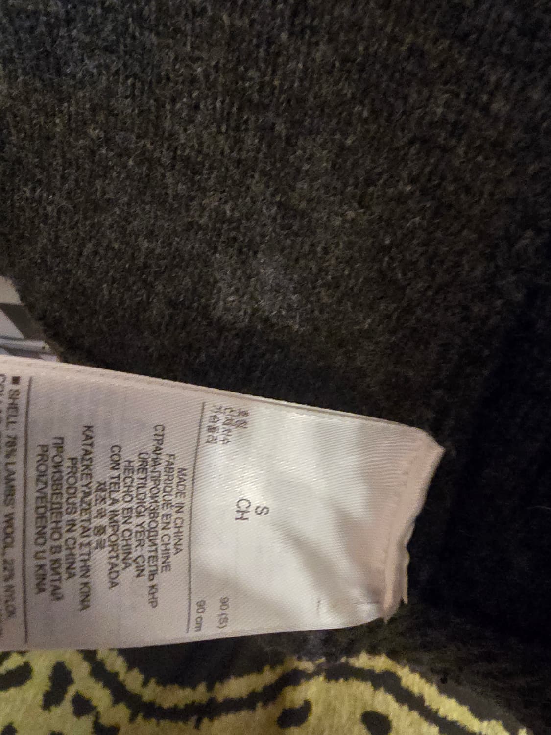 Gap의 여성용 회색 울 스웨드 재킷 상품이미지6