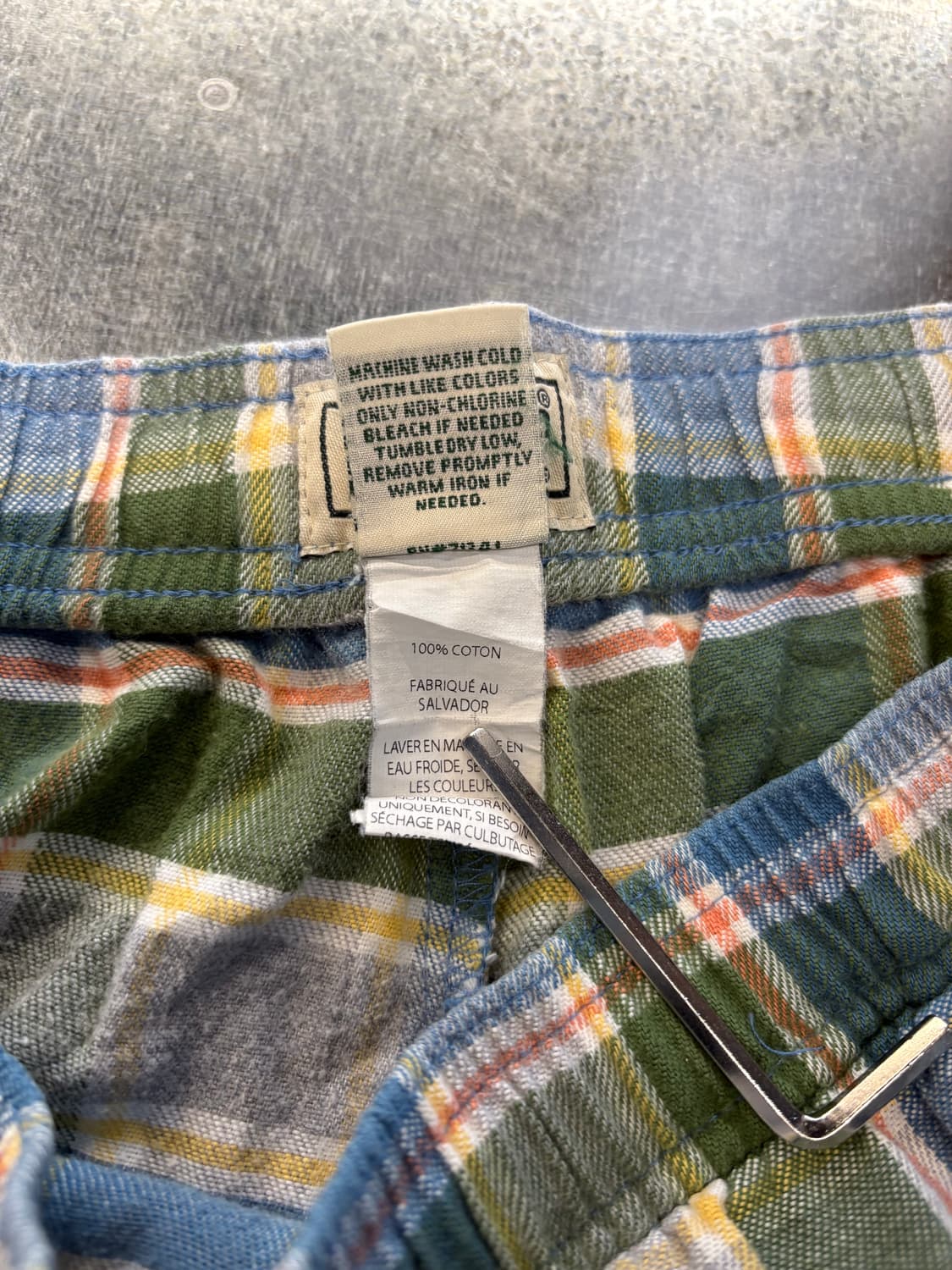 엘엘빈 Ll bean 빈티지 체크 팬츠 상품이미지4