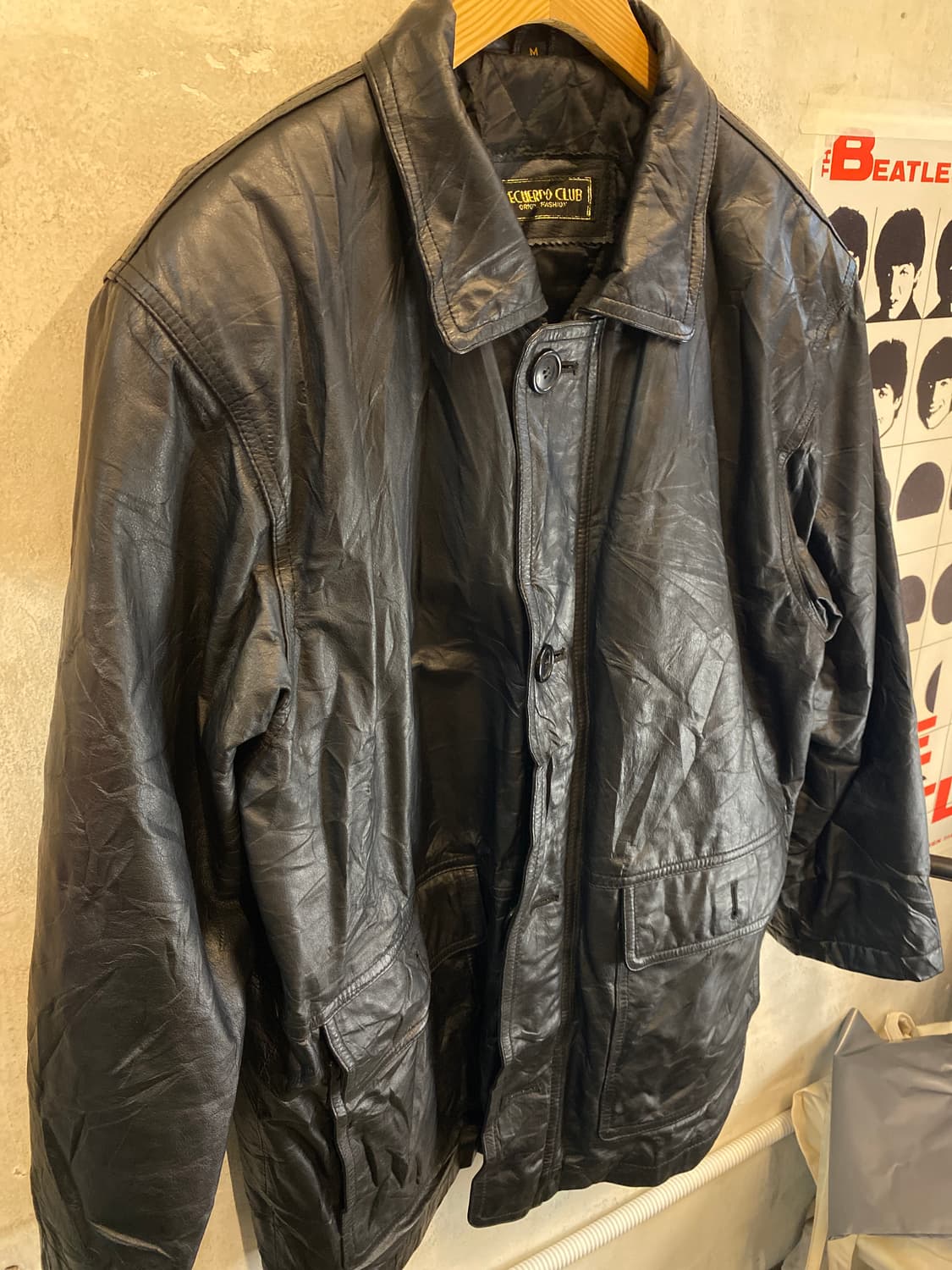 Japan vintage 리얼 소가죽 가죽자켓 레더자켓 상품이미지2