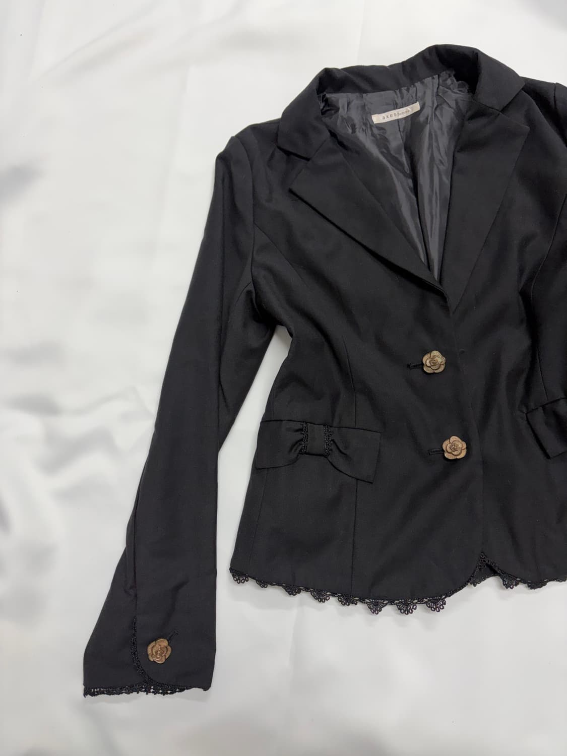 엑시즈팜 고스로리 고딕 블랙갸루 긱시크 블레이저 자켓 상품이미지3