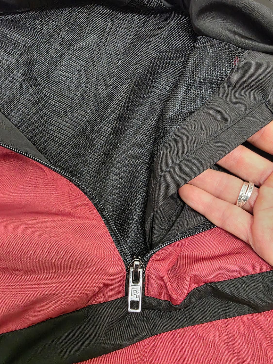 리복 클래식 반집업 바람막이 아노락 자켓 2XL 상품이미지4