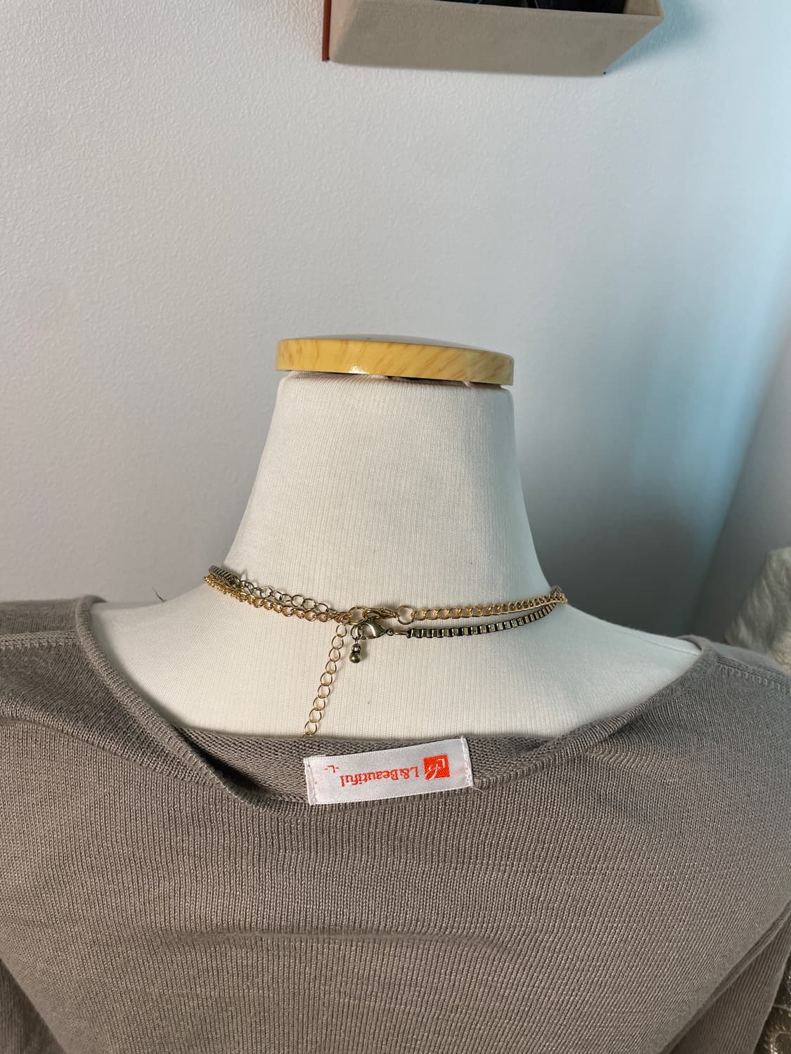 빈티지 베이비돌핏 꽈배기 니트 상품이미지7