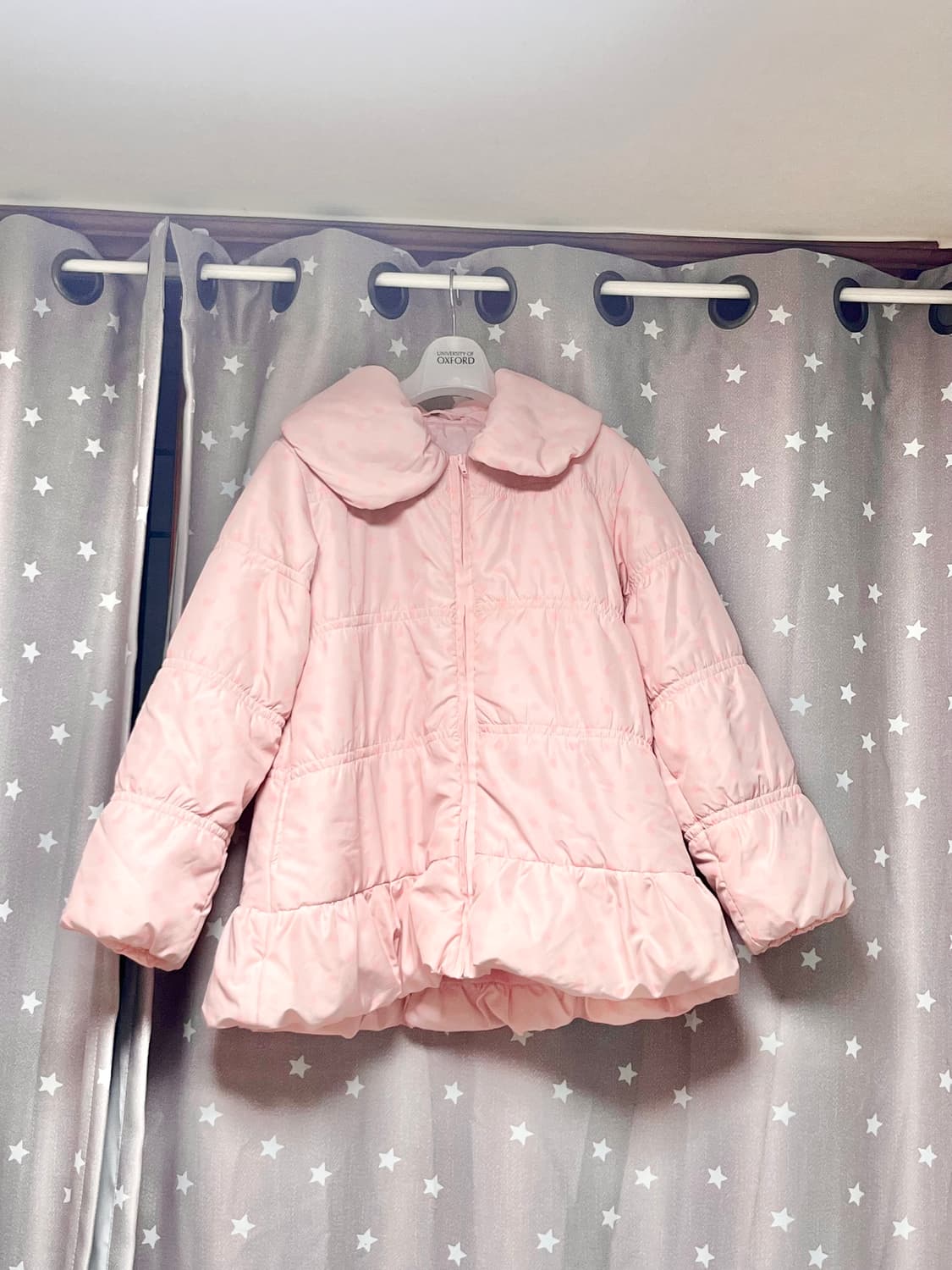 (교/판) 핑크 도트 패딩 히메갸루 라떼갸루 쿠키집 상품이미지2