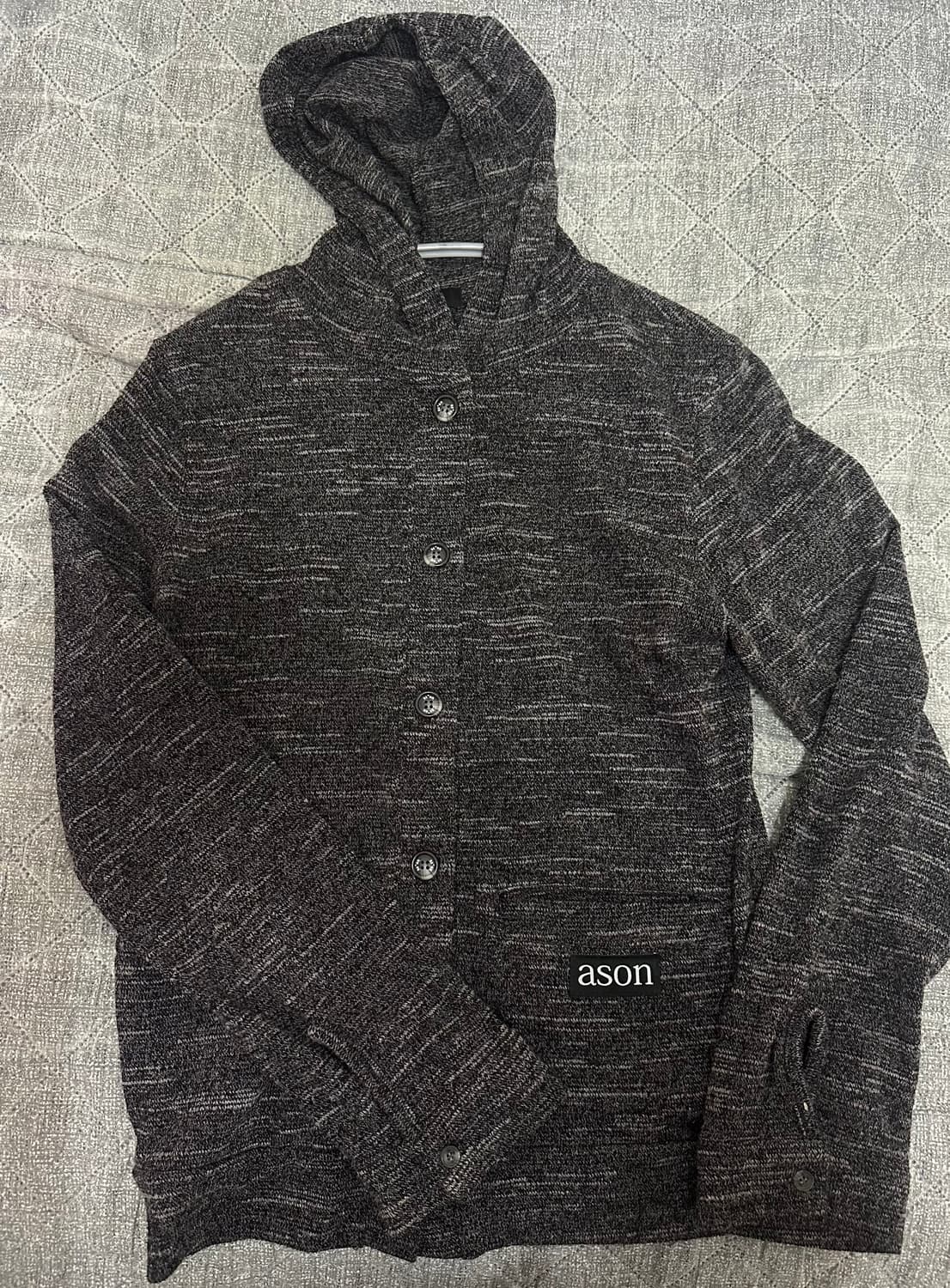 애즈온 선데이 후드 니트 가디건 상품이미지2