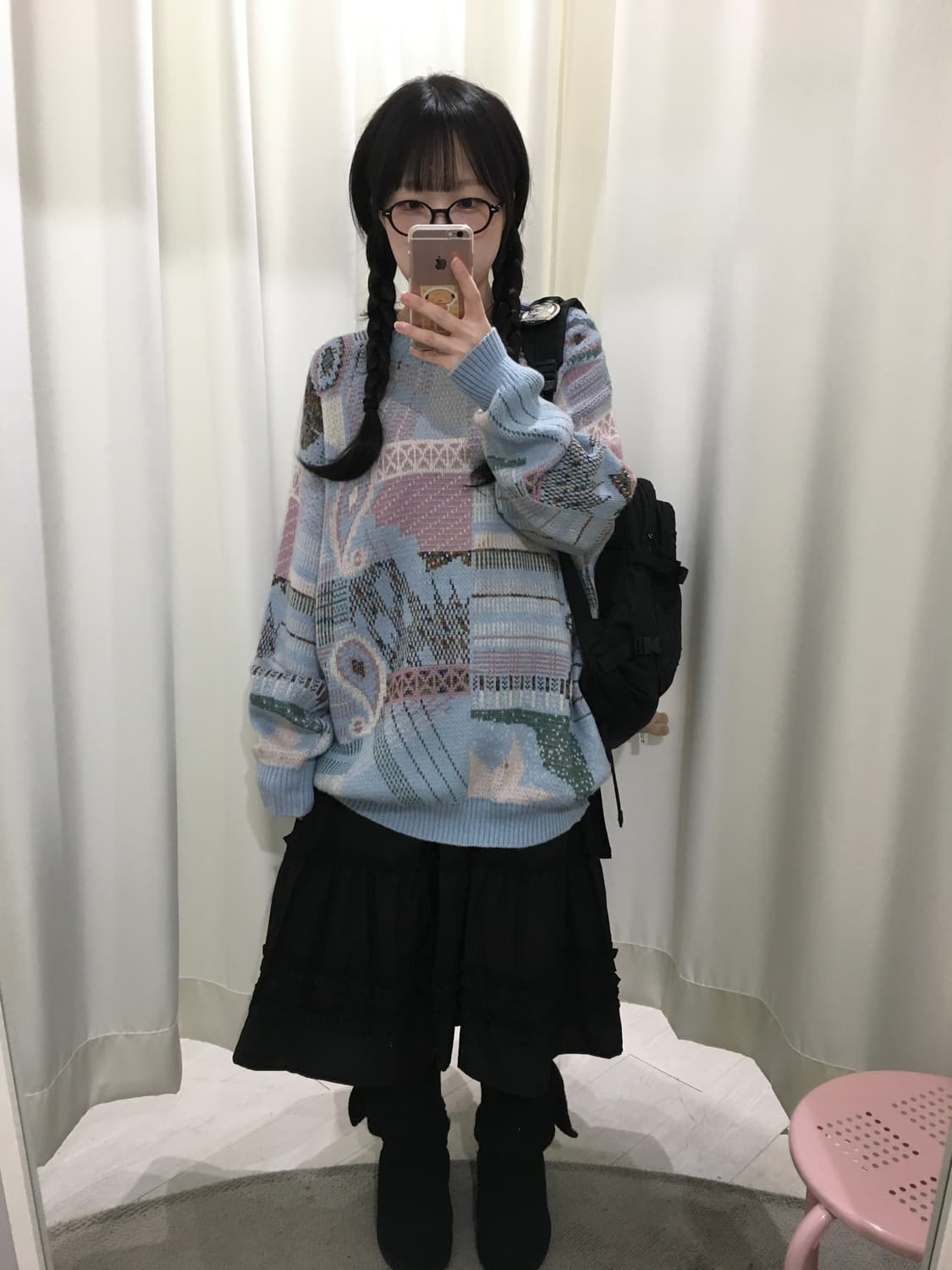 carlolana pattern knit 상품이미지2