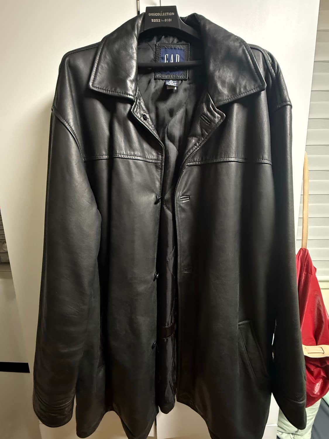 (XL) 90s 빈티지 올드갭 레더 카코트 상품이미지1