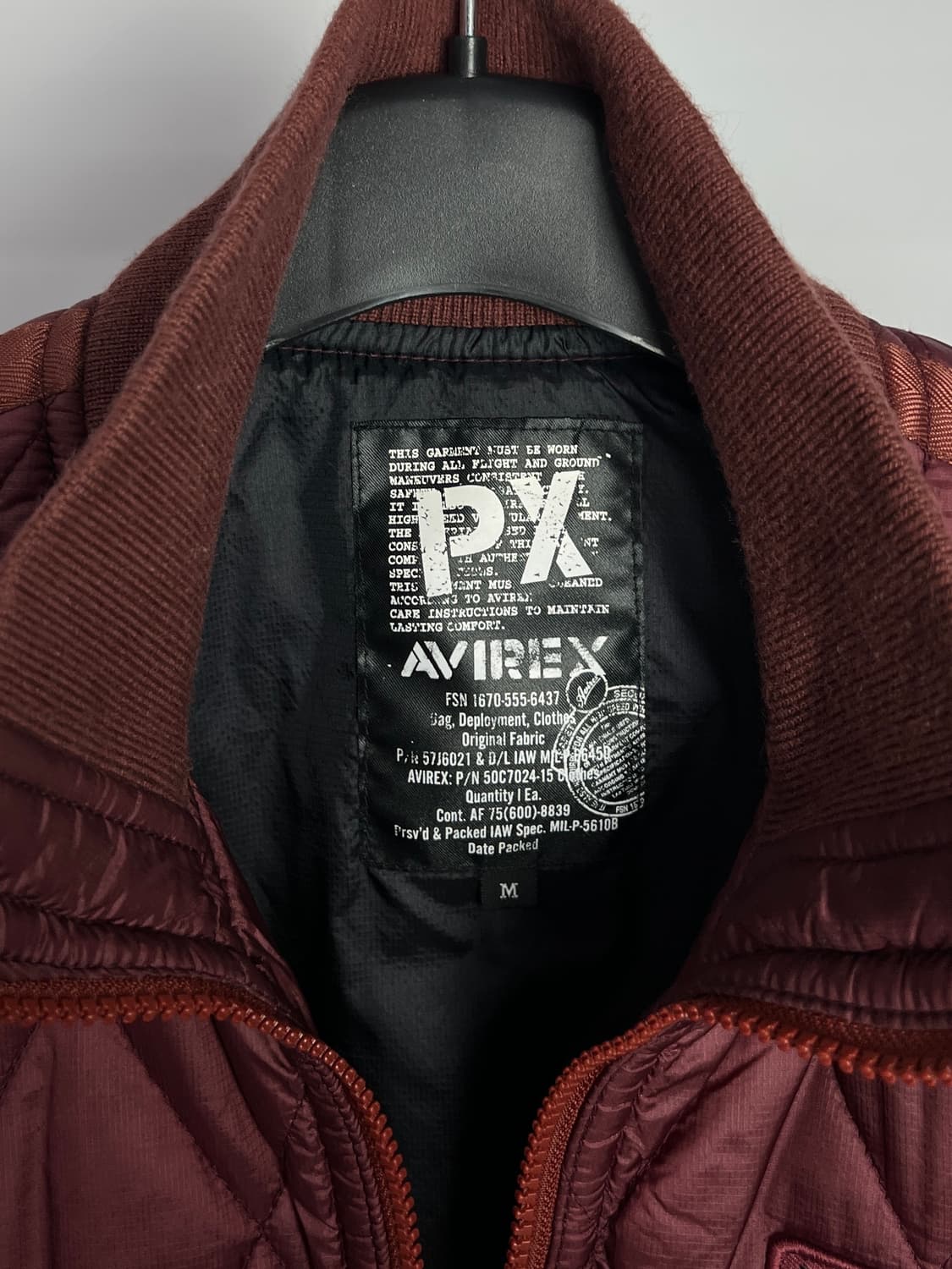 아비렉스 퀼팅 자켓  상품이미지3