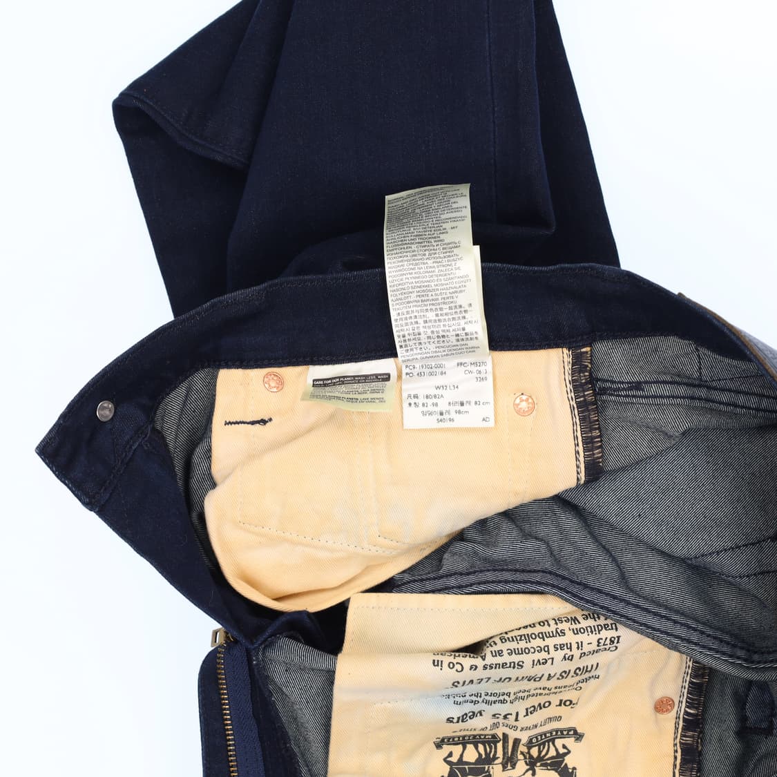 [w32 L34] 리바이스 남성 502 진청 데님 0115J 상품이미지8