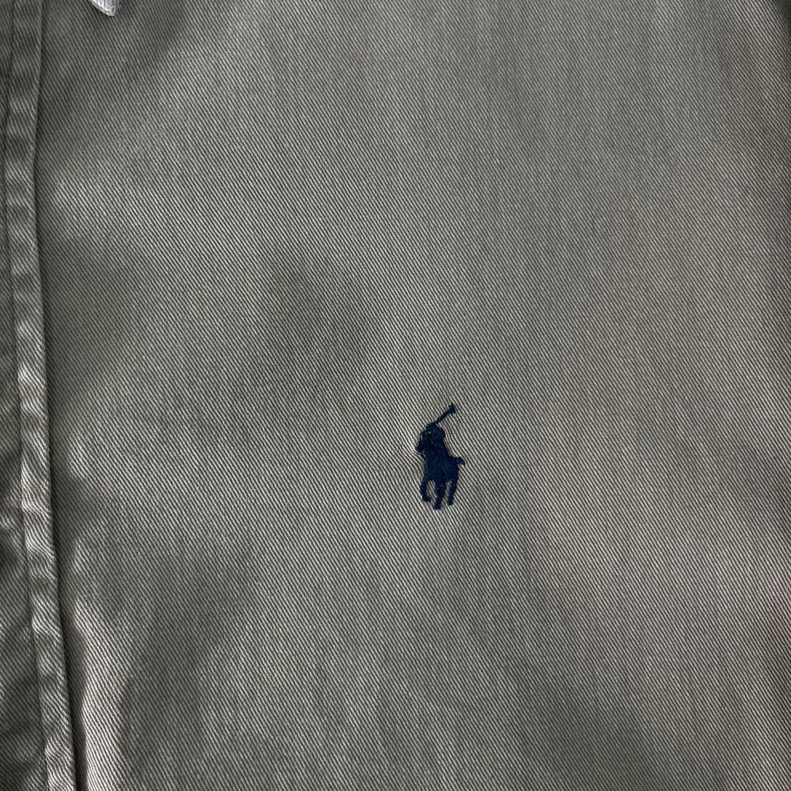 100 폴로랄프로렌 90s 베이지 코튼 셔츠 상품이미지3