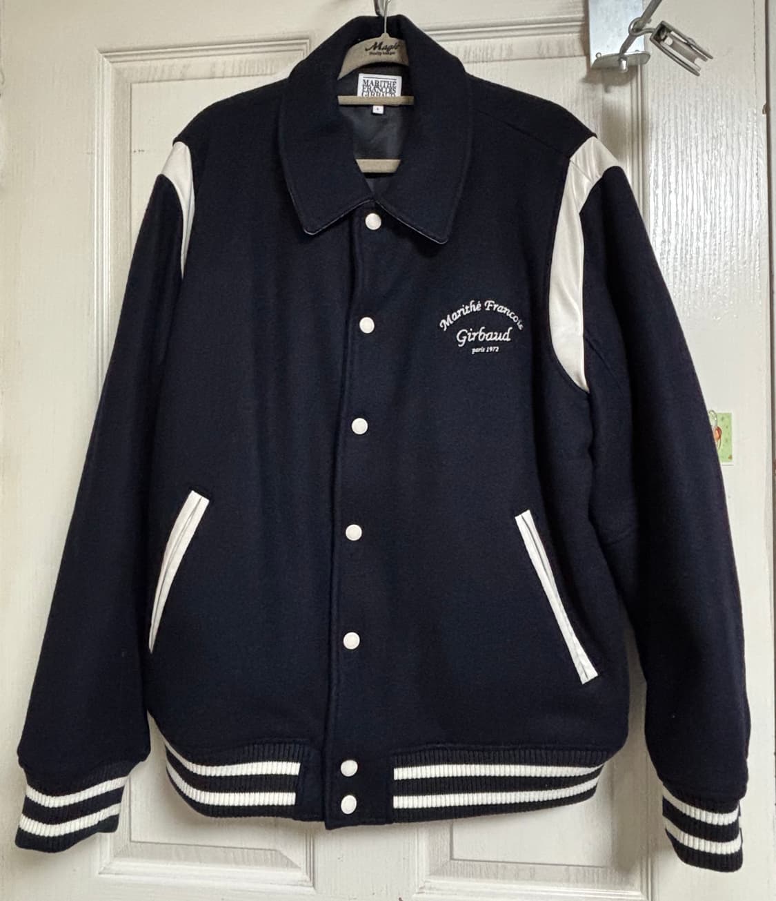 마리떼 프랑소와 저버 바시티 자켓 네이비 L사이즈 상품이미지1