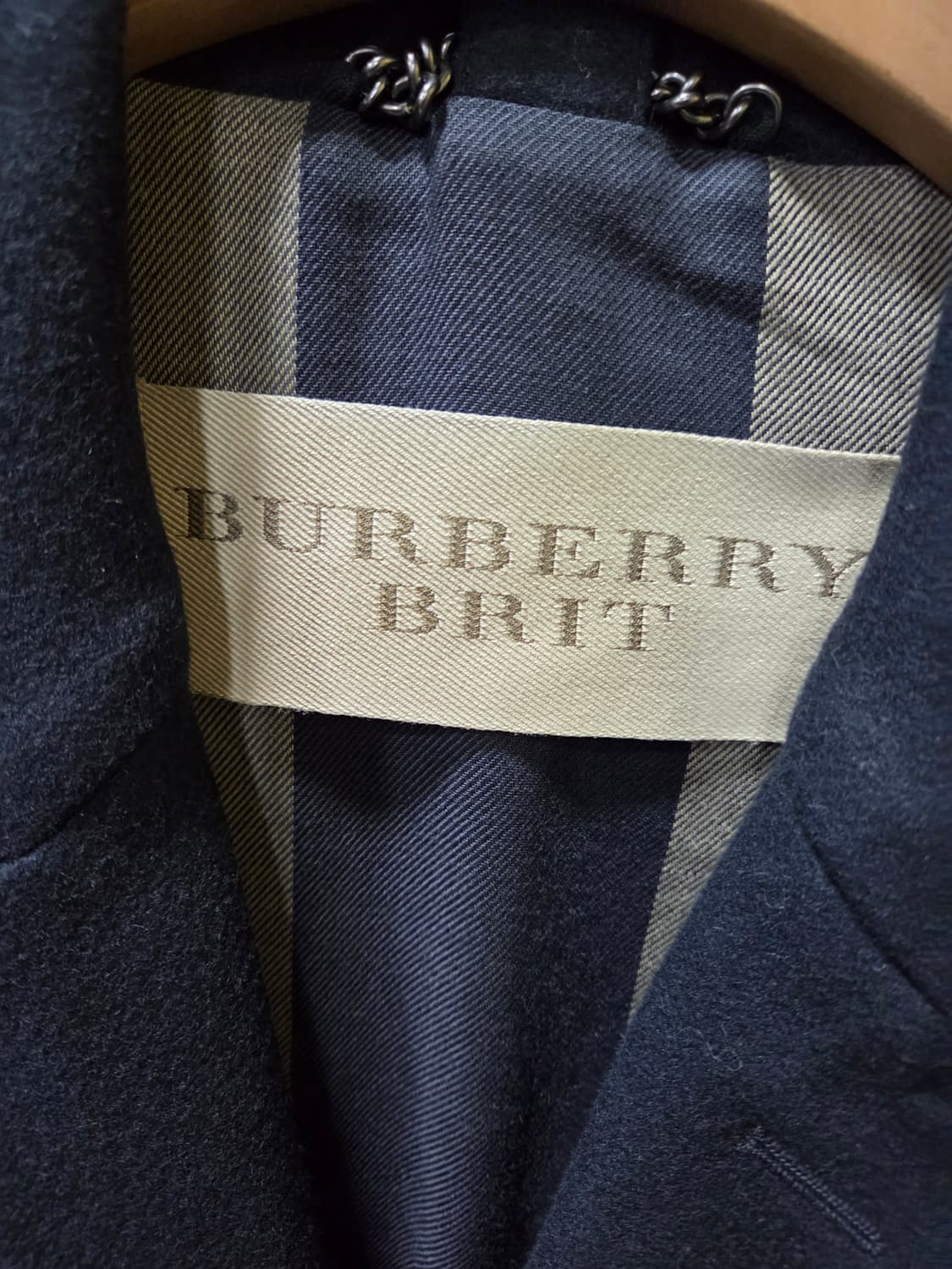 버버리 네이비 코트 상품이미지2