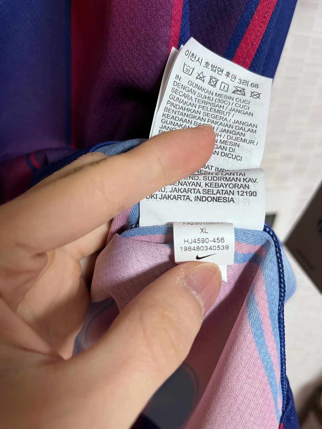 [XL] 바르셀로나 25-26 홈 유니폼 새상품 상품이미지4