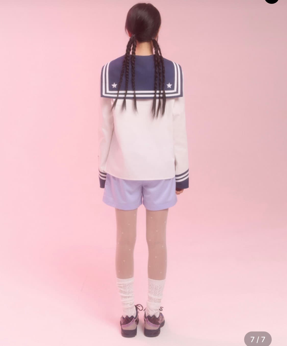 네프네프 세일러 탑 (브로치 같이 드려요) 상품이미지3