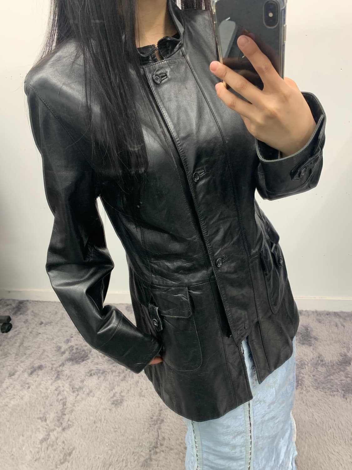 bel gusto 릭맛 램스킨 레더 상품이미지1