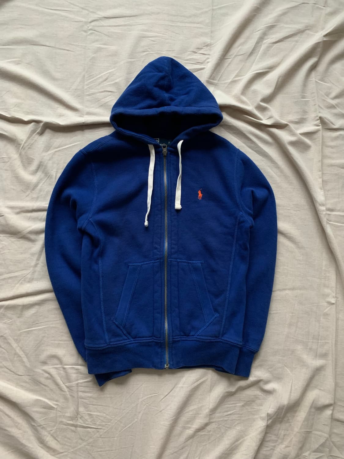폴로 랄프로렌 포니로고 써멀 헤비 블루 후드집업 상품이미지5