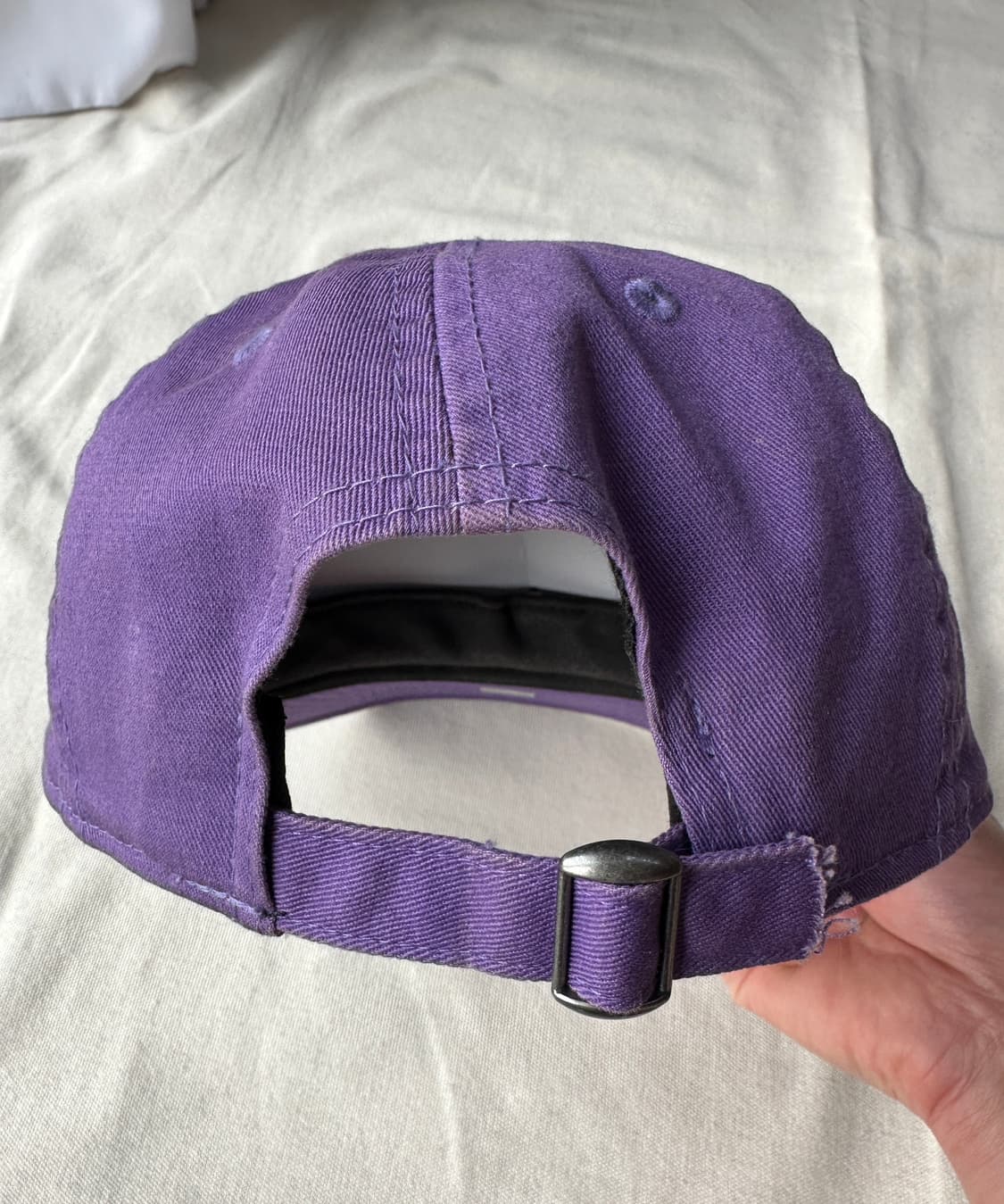 뉴에라 LA 레이커스 9FIFTY 레트로 크라운 스트랩백 퍼플 S/M 상품이미지5