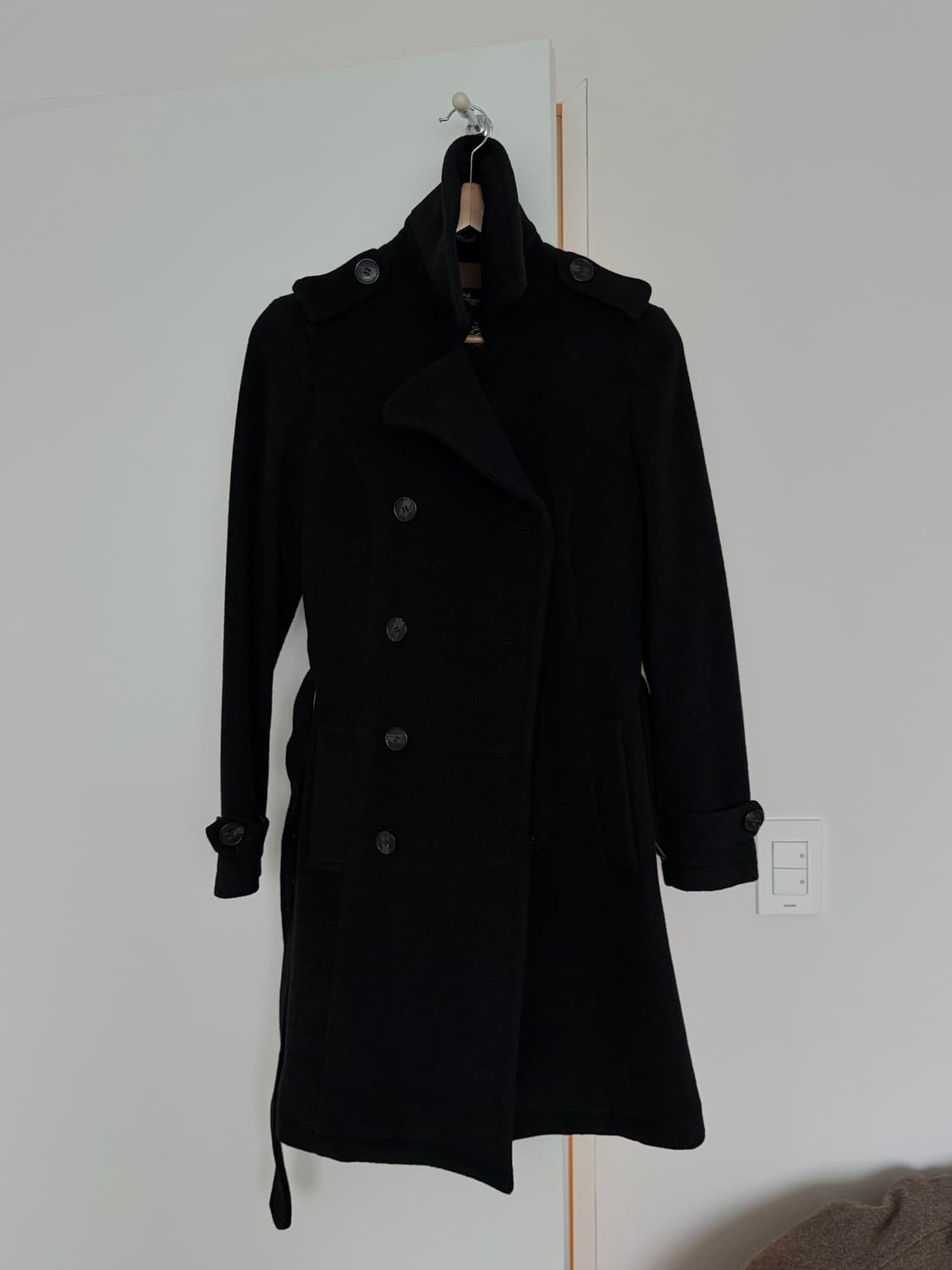 버버리 벨티드 울 캐시미어 코트 상품이미지6