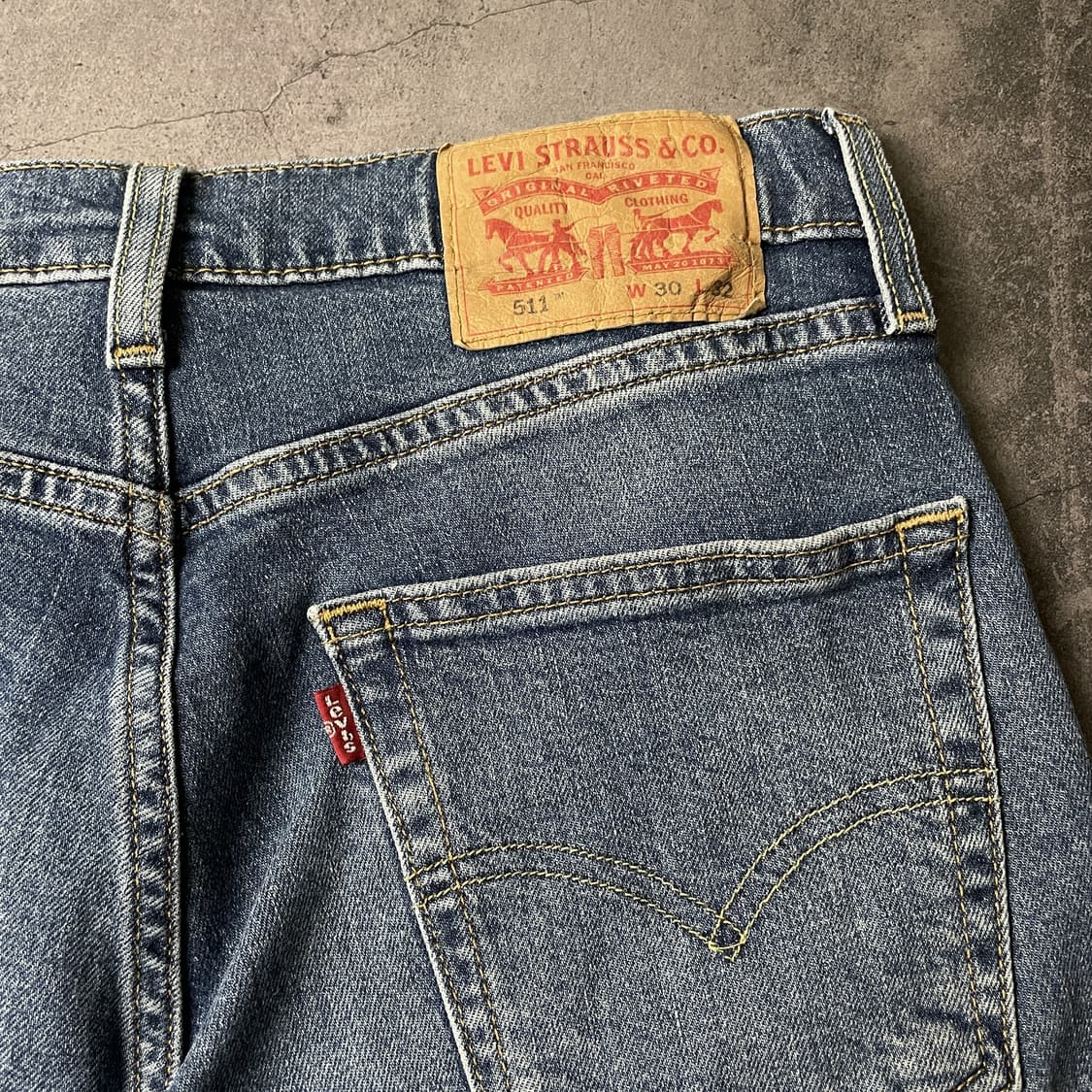 LEVI'S 리바이스511 빈티지 슬림핏 데님 코튼팬츠 A00322 상품이미지9