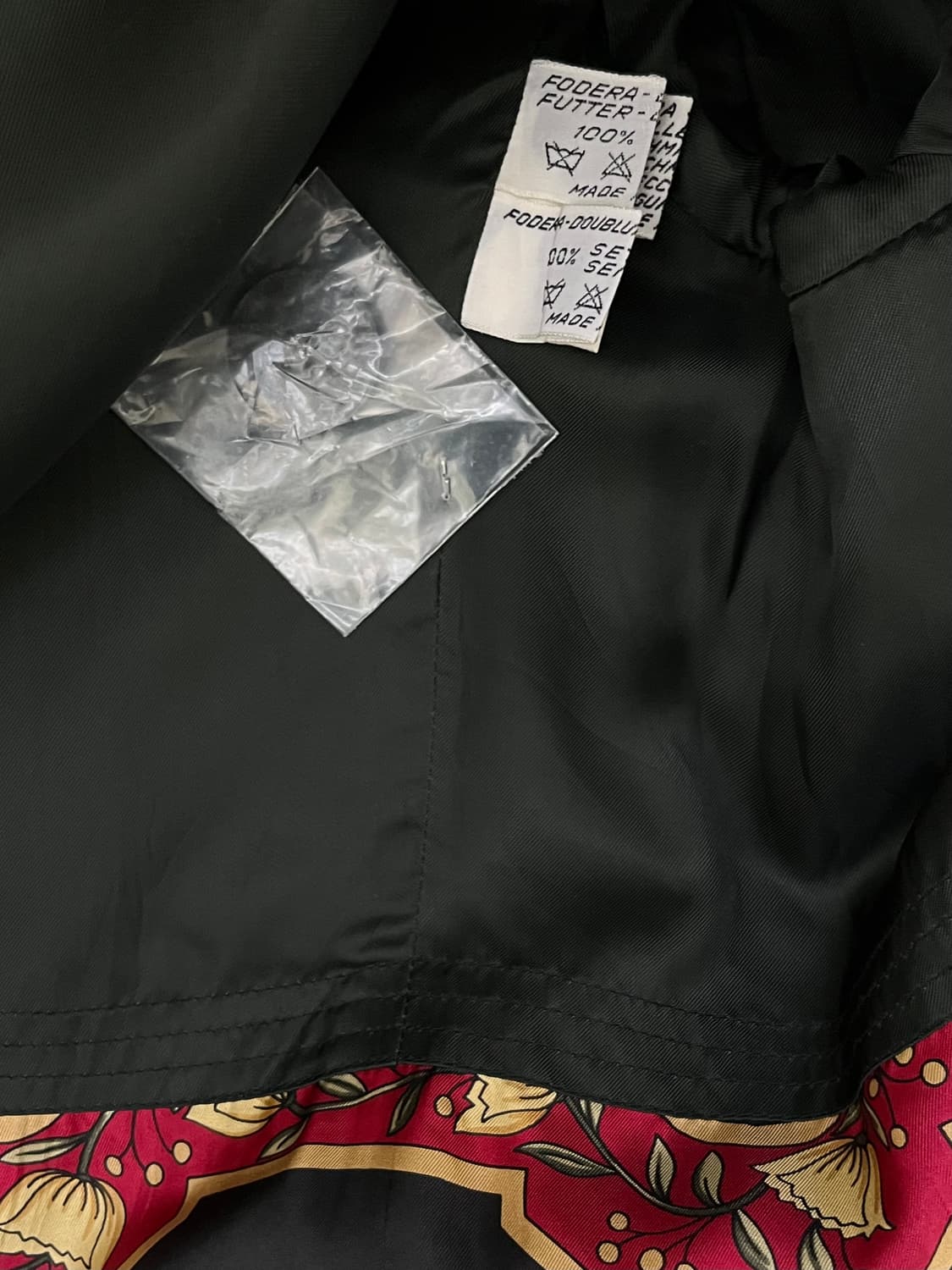 HERNO 울 & 캐시미어 블랙 더블 코트 상품이미지10