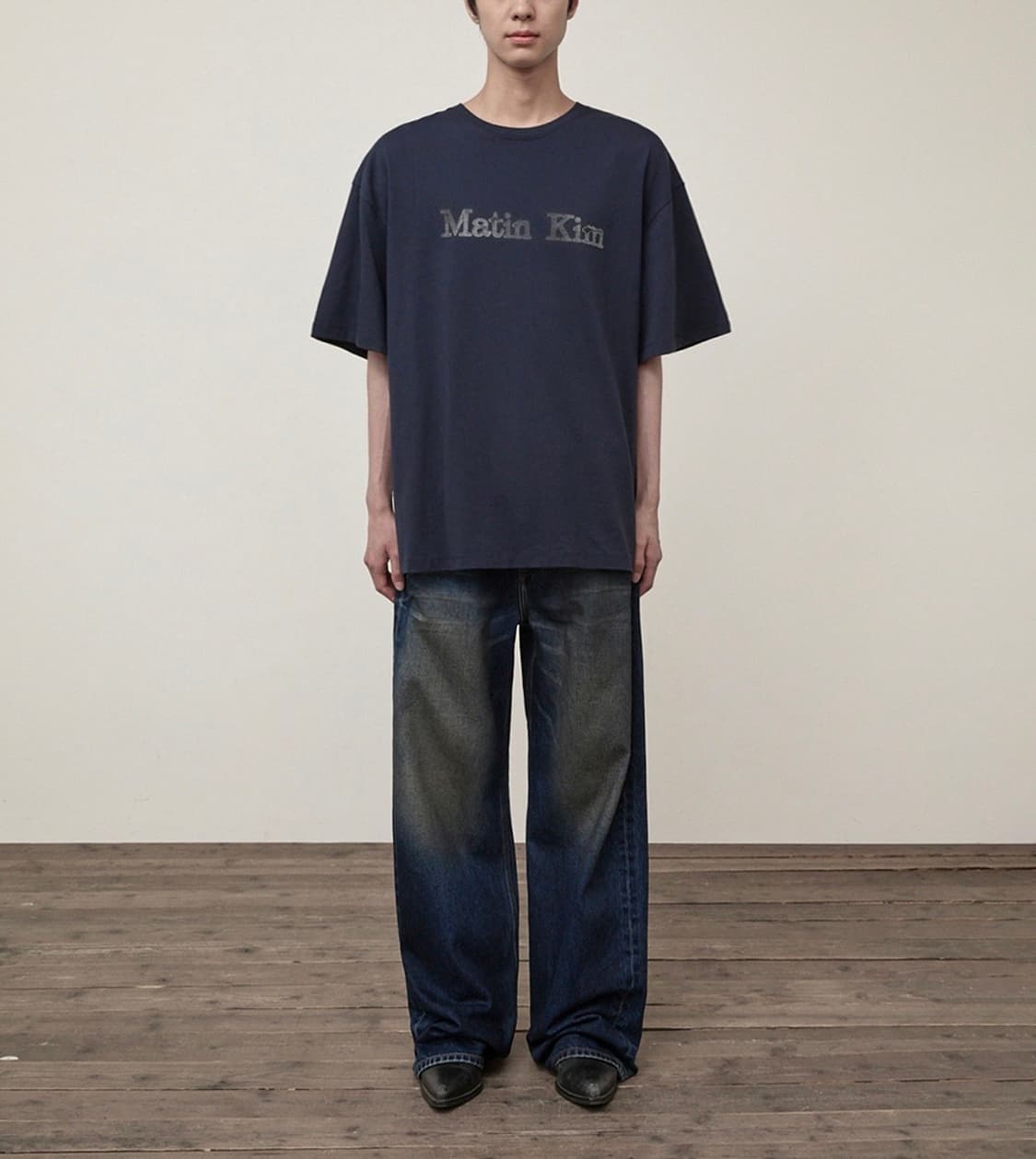 마뗑킴 맨 더티 워시 데님팬츠 바지 L 상품이미지4