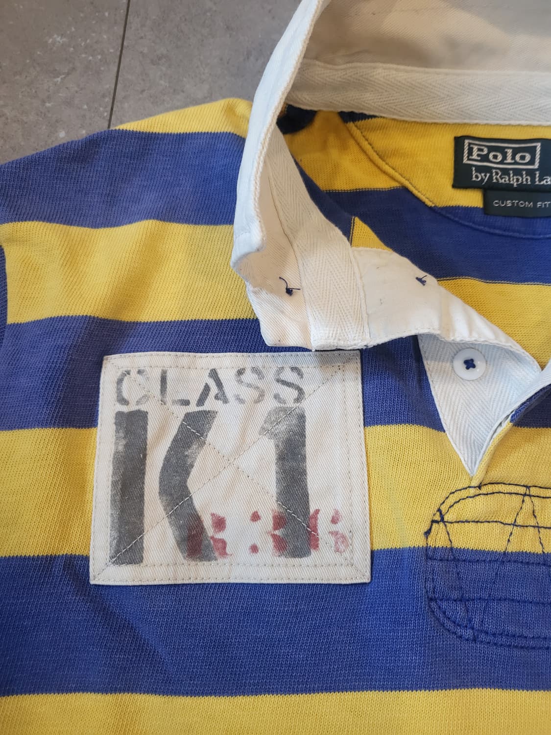 폴로 랄프로렌 스트라이프 럭비티 L 새상품 상품이미지2