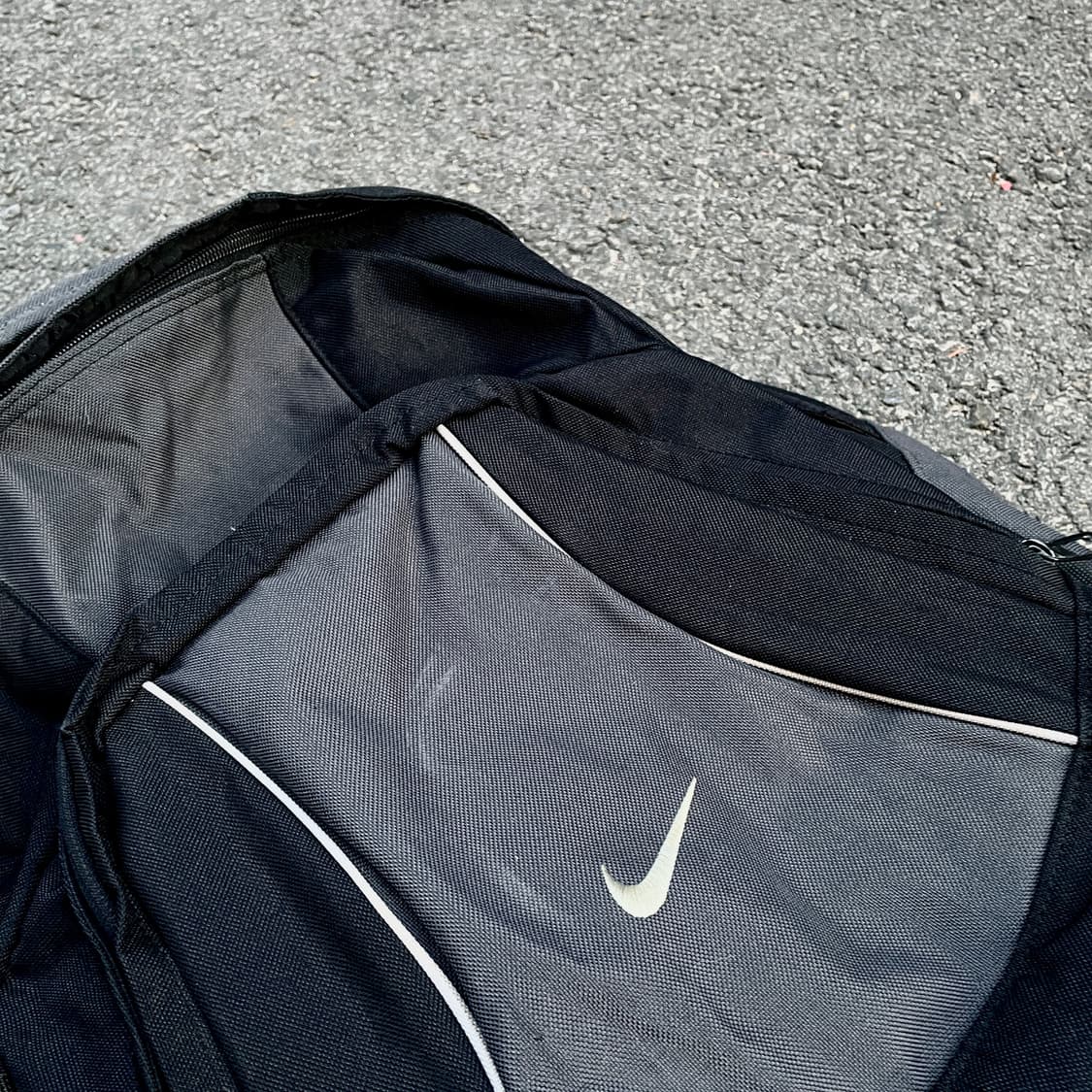 00s 나이키 고프코어 미드 스우시 차콜 백팩 올드스쿨 가방 os 상품이미지1