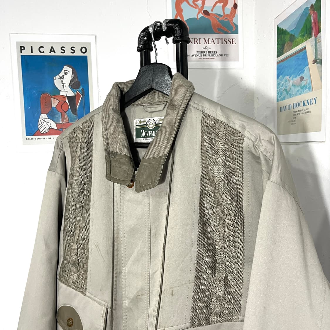 무브먼트 디테일 봄버 자켓 상품이미지3