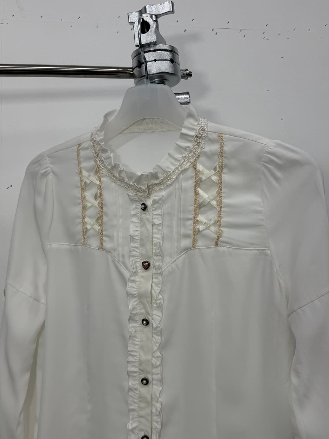 Axes Femme Kawaii lace-up shirts 상품이미지9