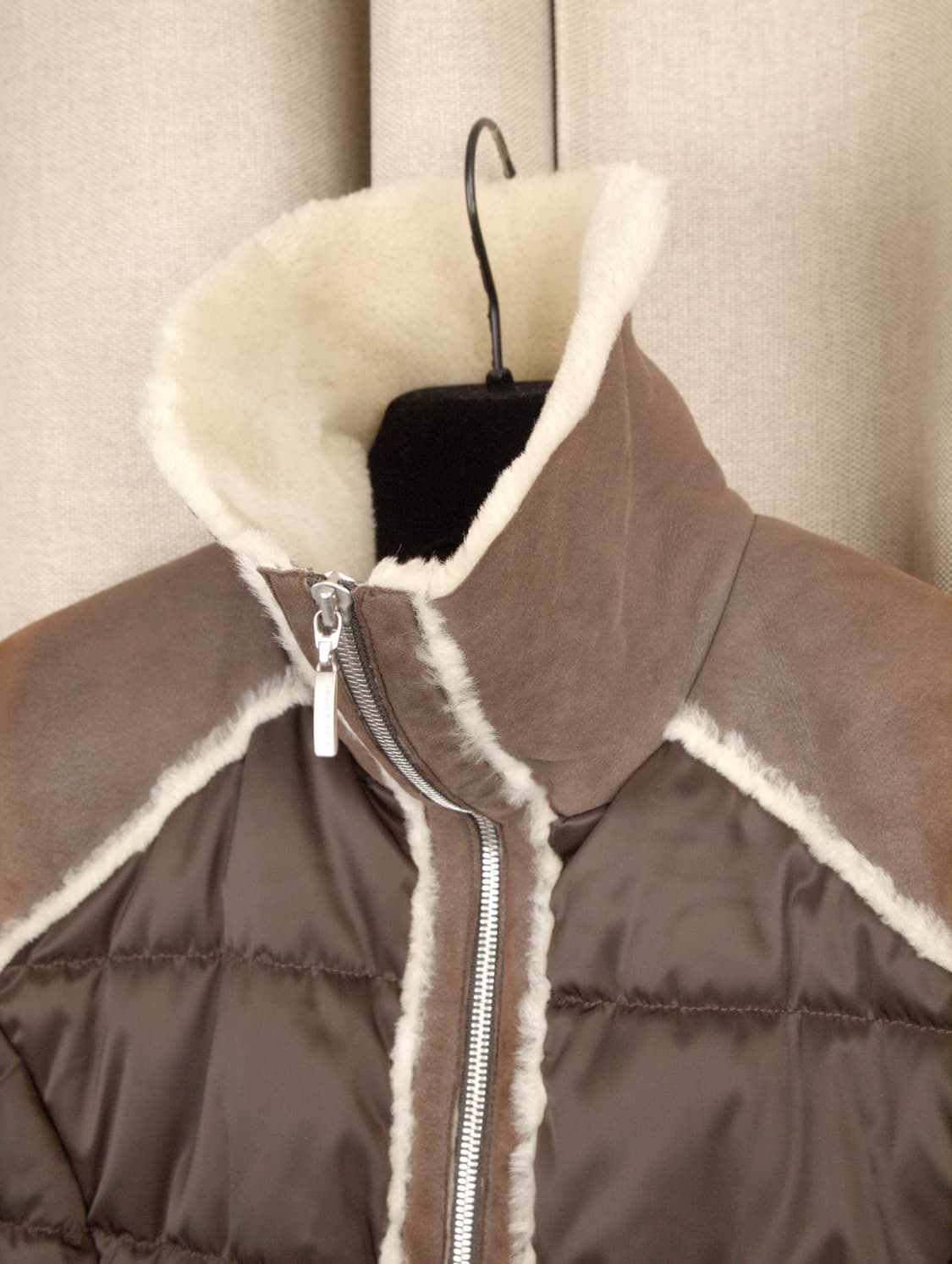 Sheep Leather Padded Jacket 상품이미지8