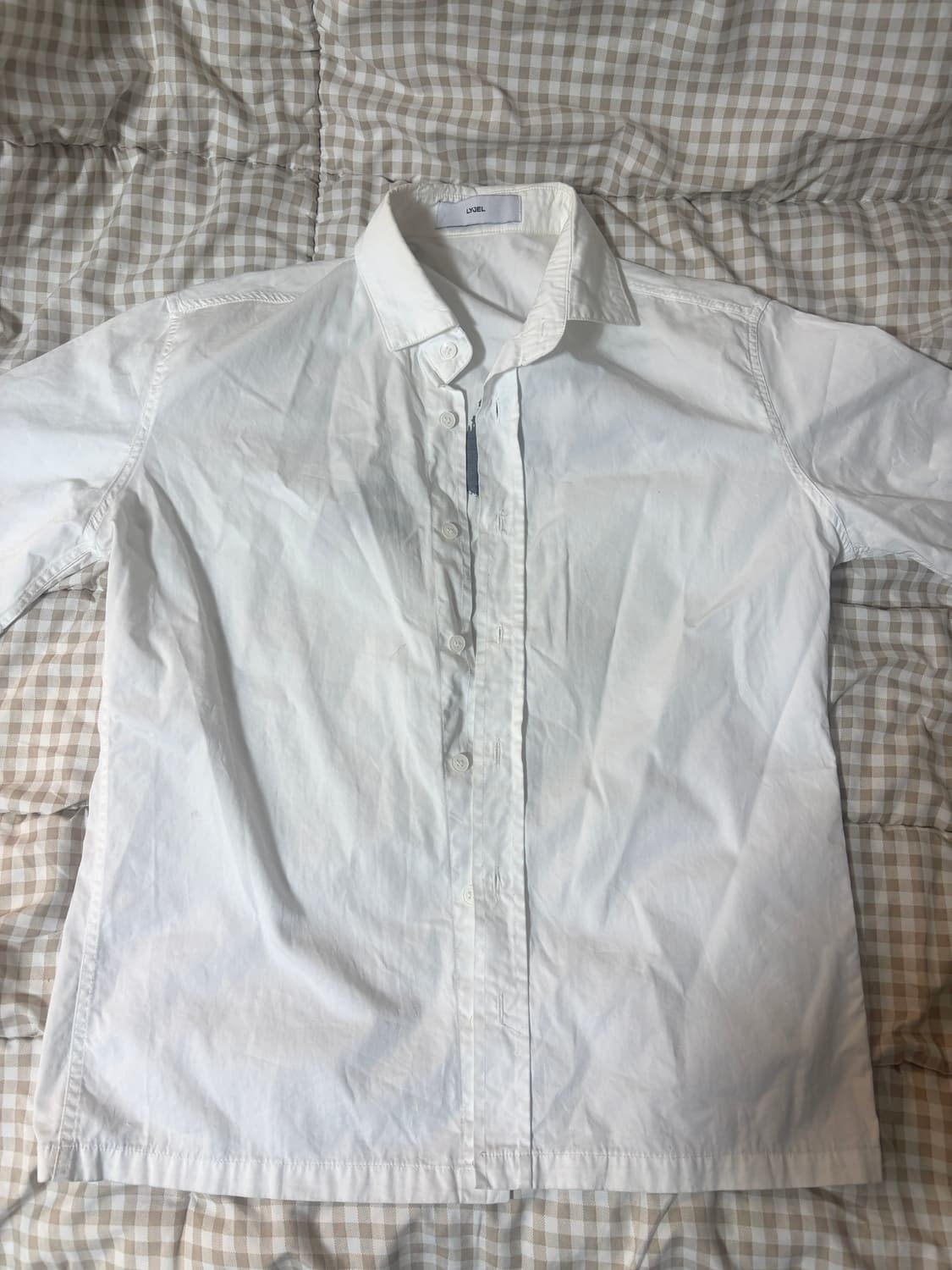 BACK PRINTED SLIM SHORT - SLEEVED SHIRT 상품이미지6