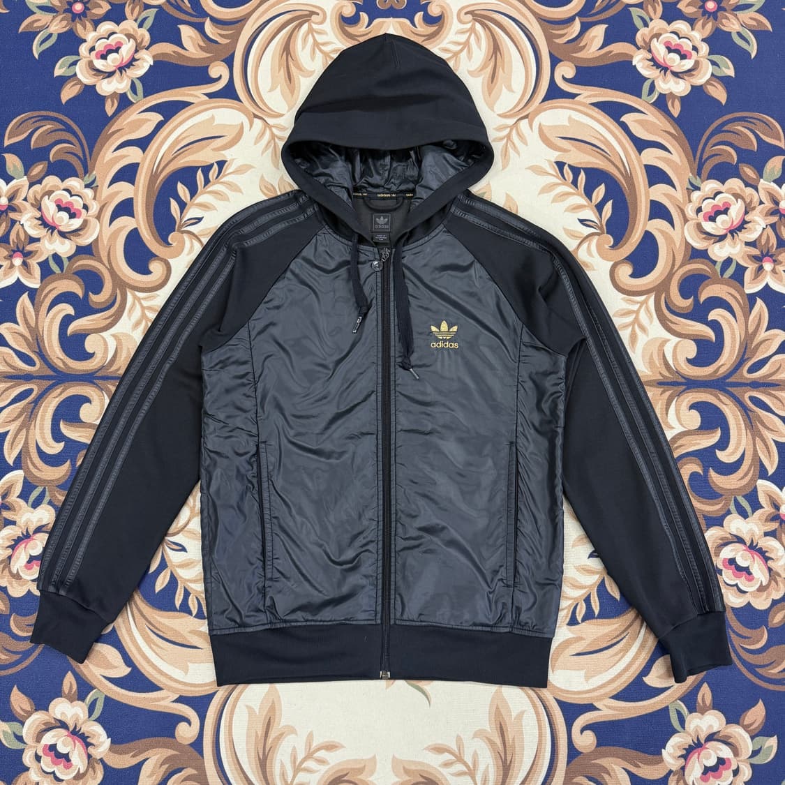 (M)아디다스 Adidas 후드 트랙탑 져지(블랙) 상품이미지1