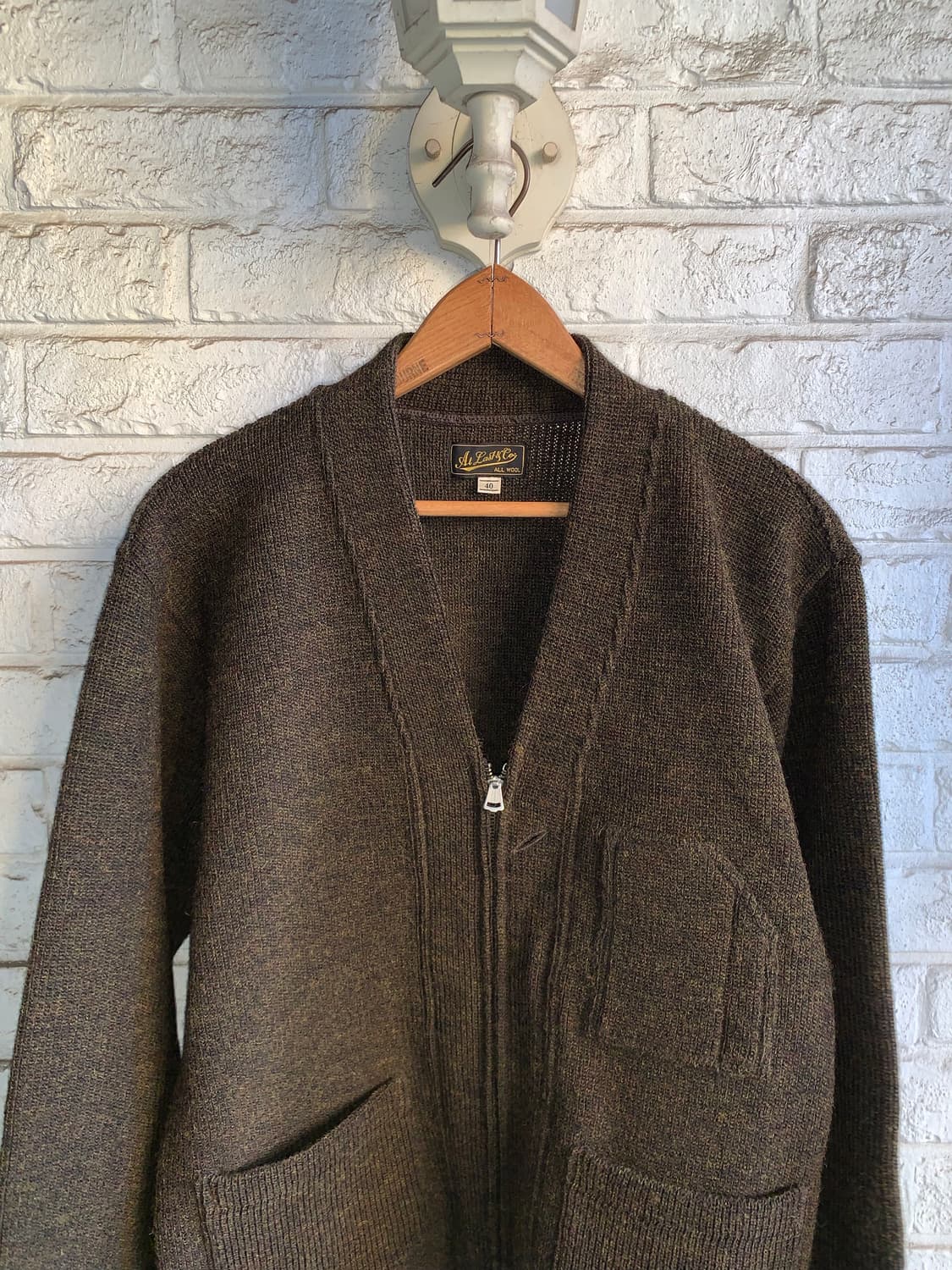 앳라스트코 울 가디건 40  상품이미지2