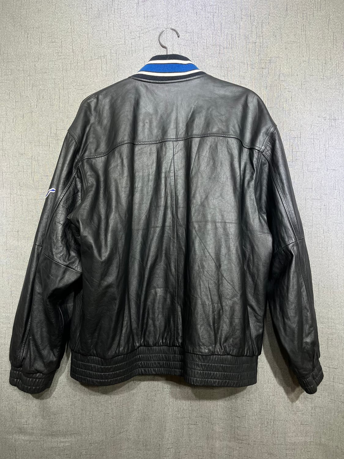 90s 빈티지 스타터 디트로이트 라이언즈 소가죽 바시티 자켓 상품이미지5