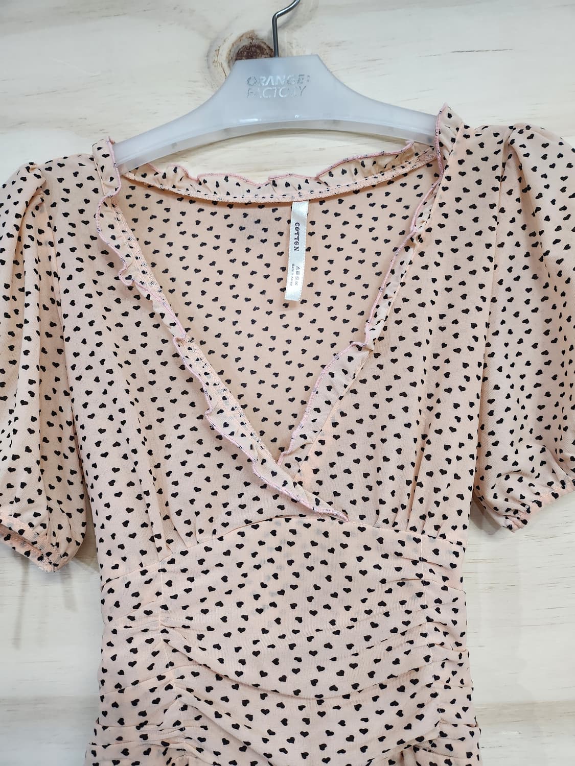 547) 하트 패턴 블라우스 상품이미지4