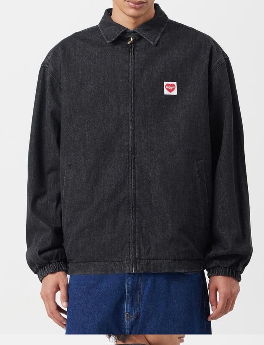 칼하트 WIP 허드슨 리버시블 자켓 블랙 스톤 워시드 상품이미지3