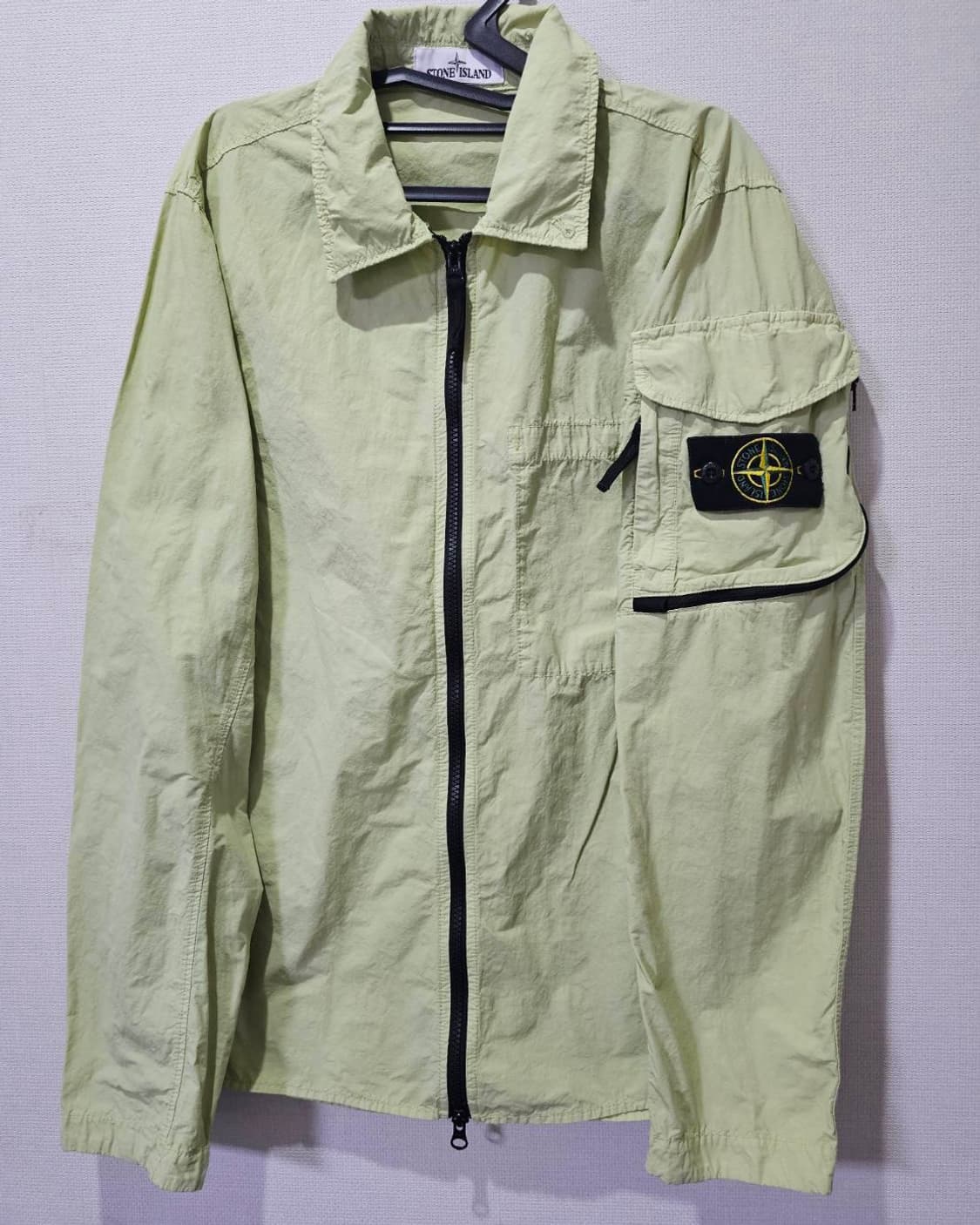 [S급/정품] 22SS 스톤아일랜드 나슬란 포켓 라이트 오버셔츠 자켓 상품이미지1