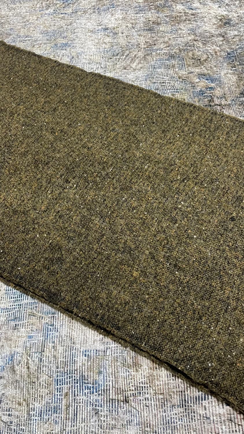 JPN 울100% 딥카키 빈티지 머플러 상품이미지5